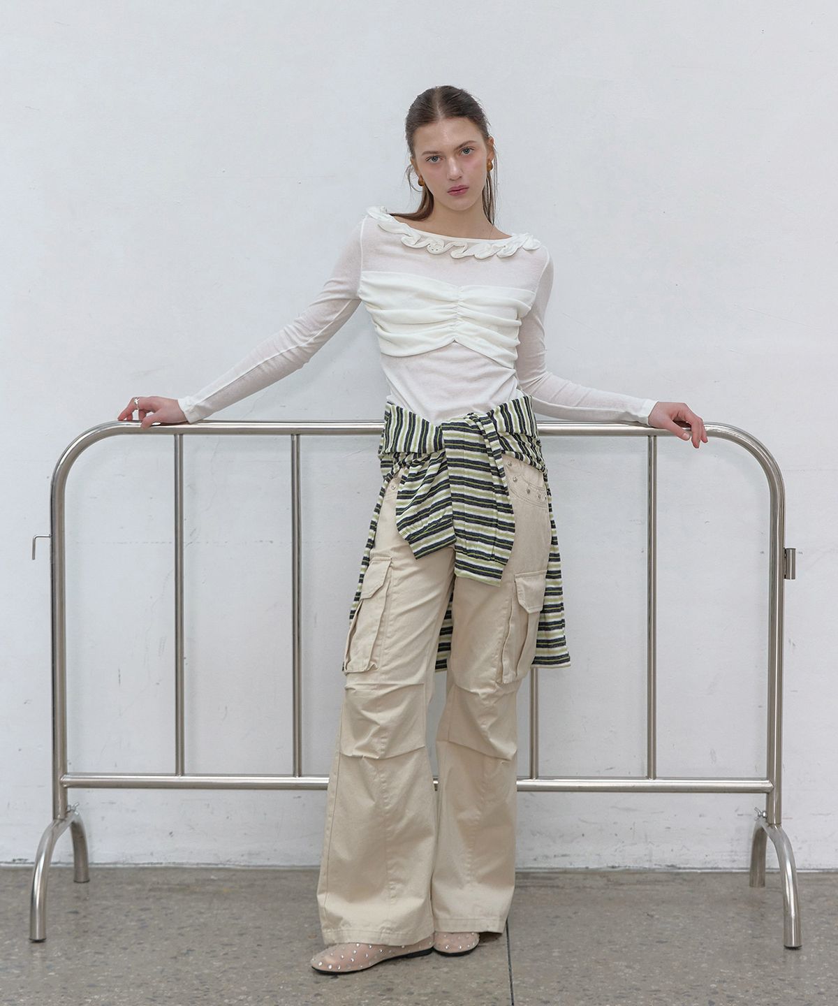 스르비(SELEVER) Heartline Cargo Pants_2 color