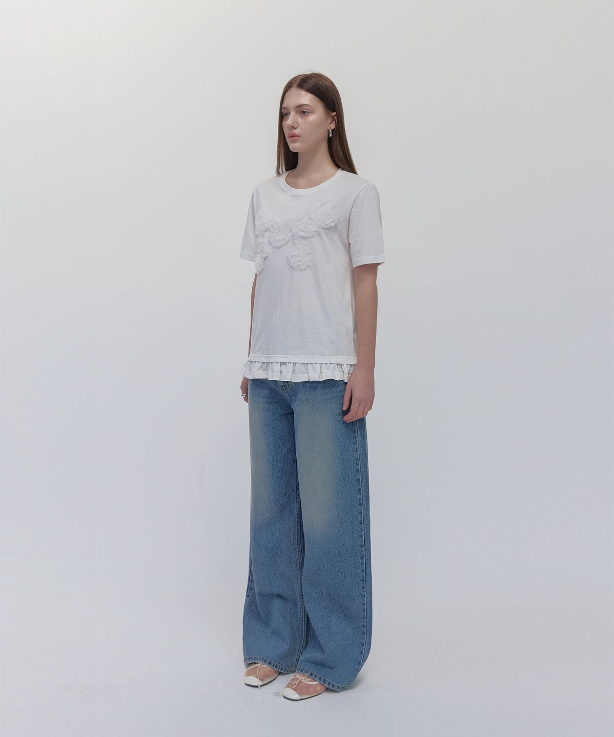 스르비(SELEVER) Harbor Straight Denim Pants