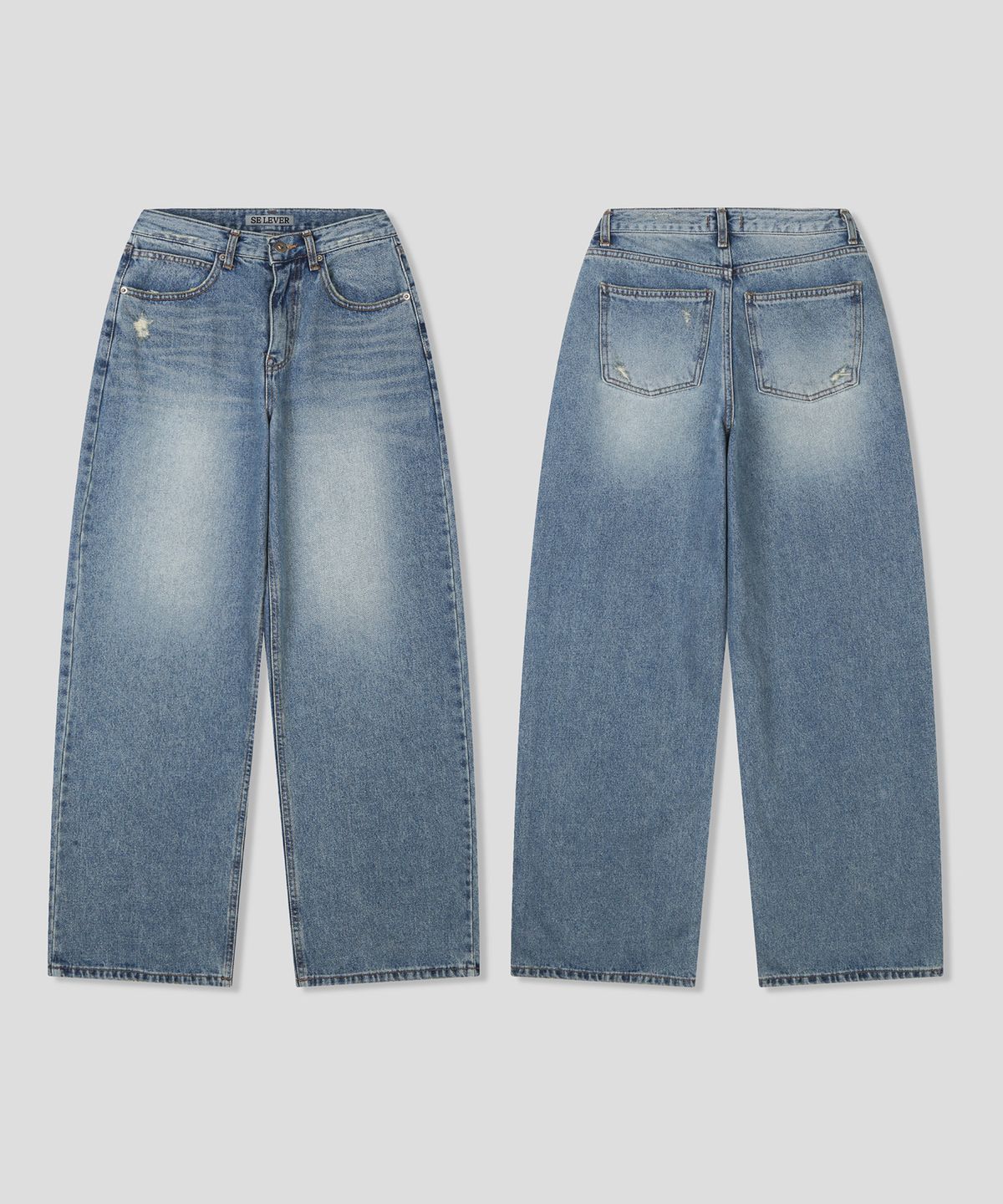 스르비(SELEVER) Harbor Straight Denim Pants