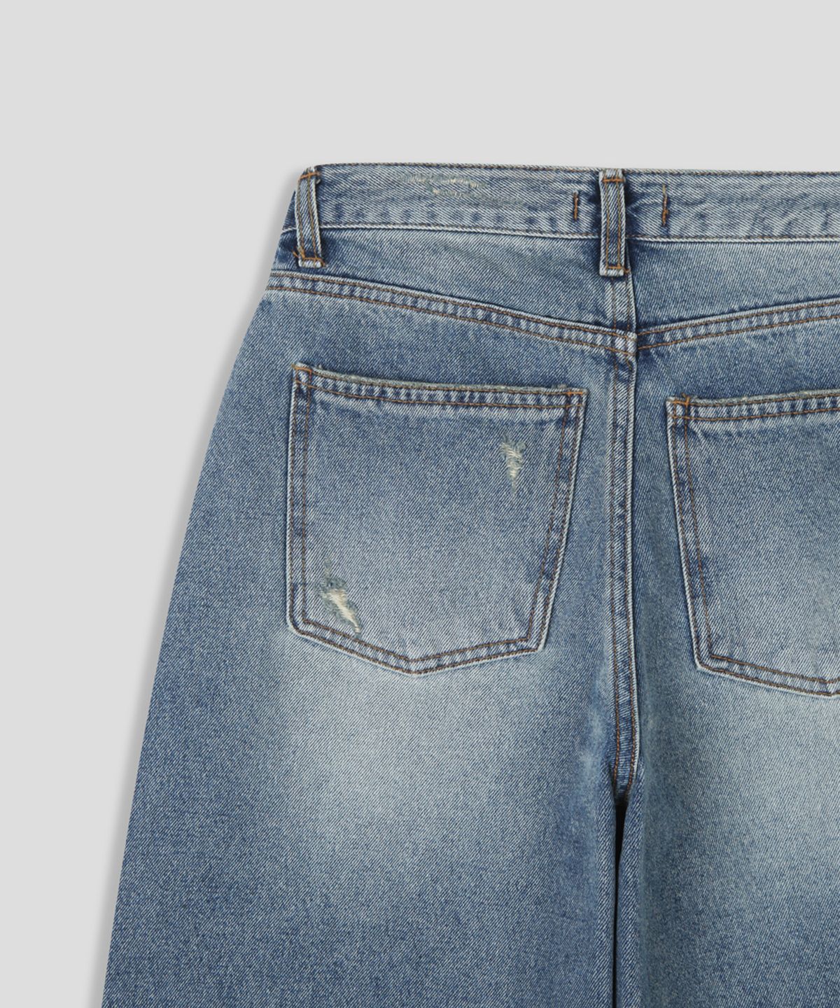 스르비(SELEVER) Harbor Straight Denim Pants