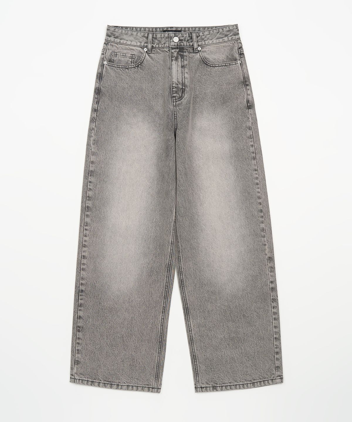 토피(TOFFEE) 롱 페이드 데님 팬츠 (GREY)