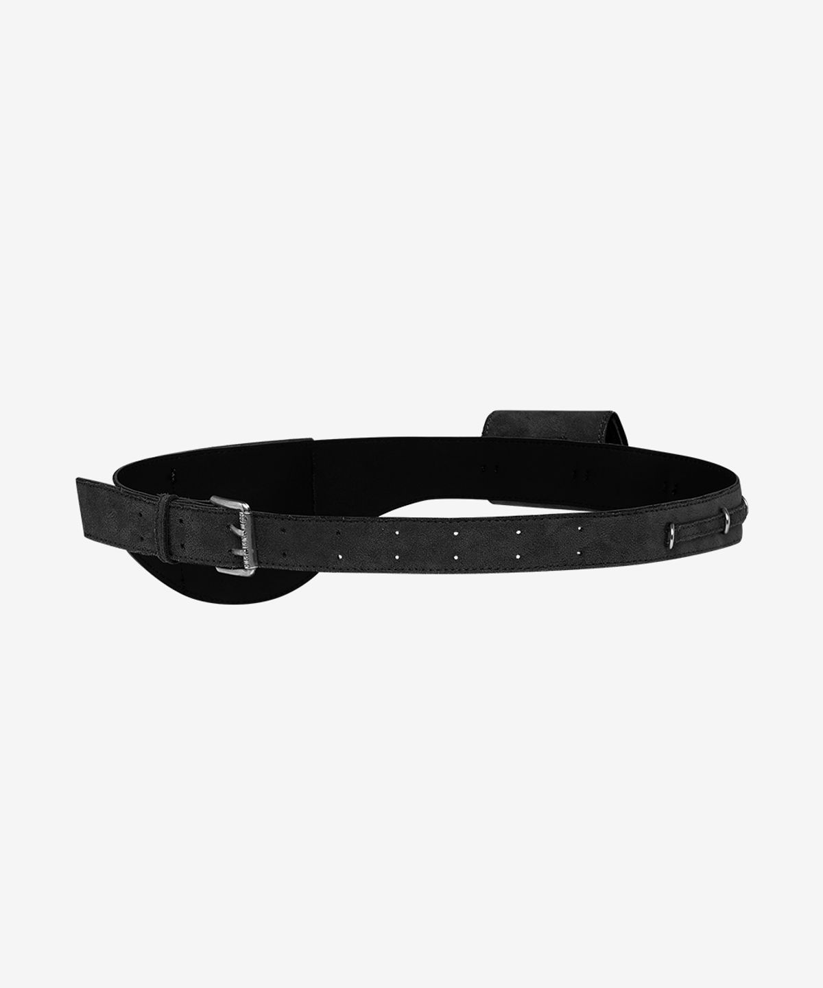 블랙 퍼플(BLACK PURPLE) 블랭켓 포켓 벨트_블랙 Blanket Pocket Belt_Black