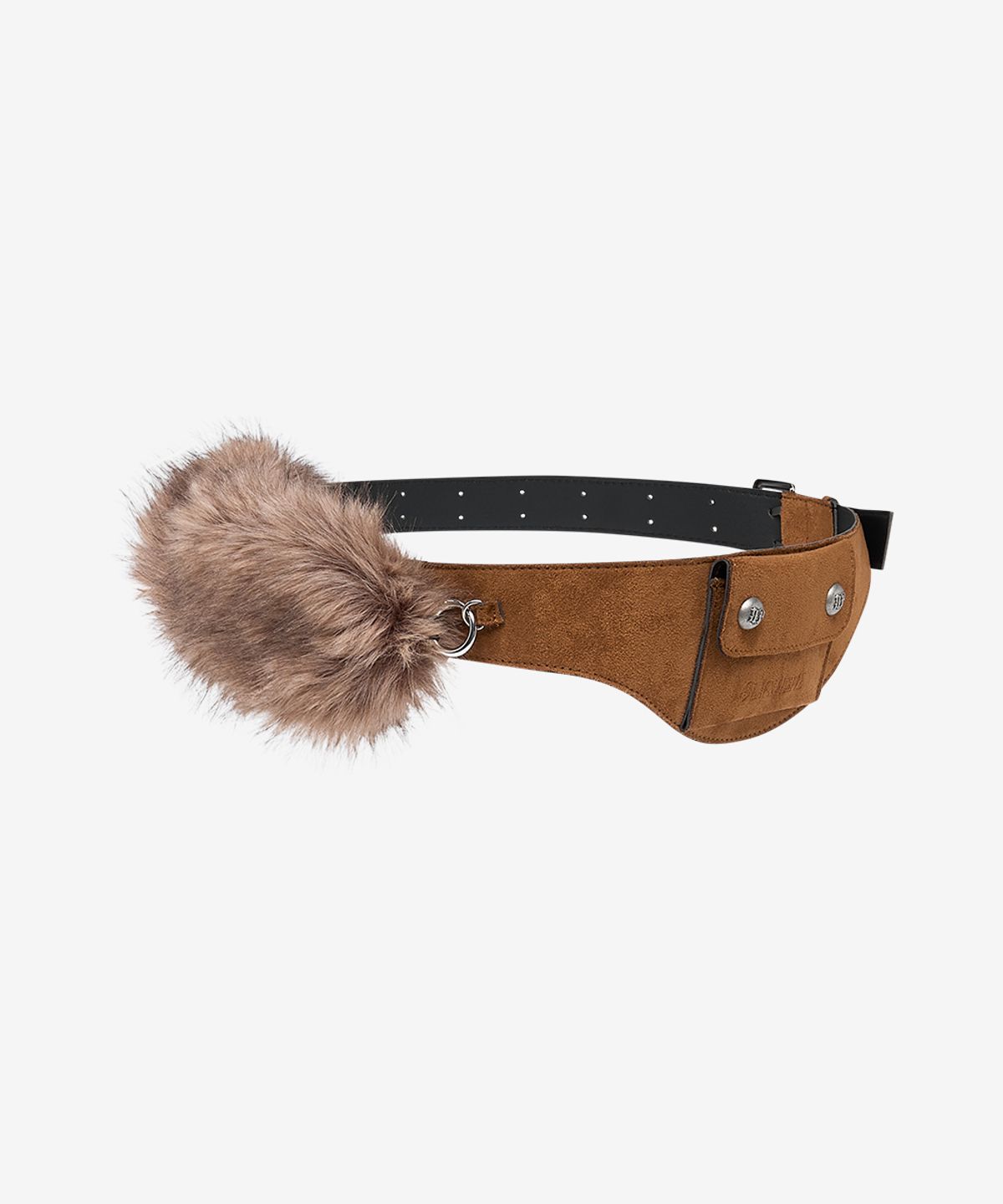 블랙 퍼플(BLACK PURPLE) 블랭켓 포켓 벨트_브라운 Blanket Pocket Belt_Brown