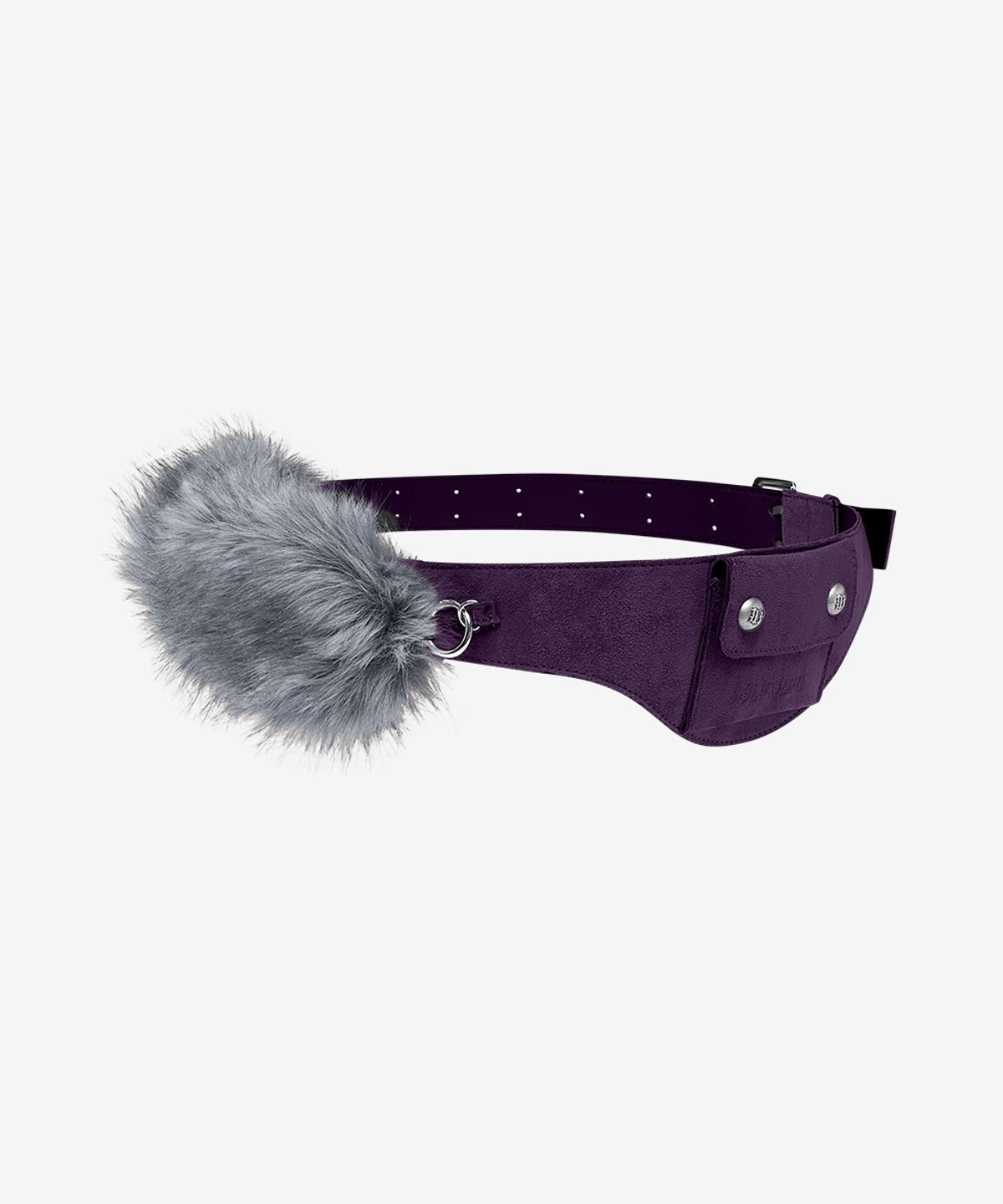 블랙 퍼플(BLACK PURPLE) 블랭켓 포켓 벨트_퍼플 Blanket Pocket Belt_Purple