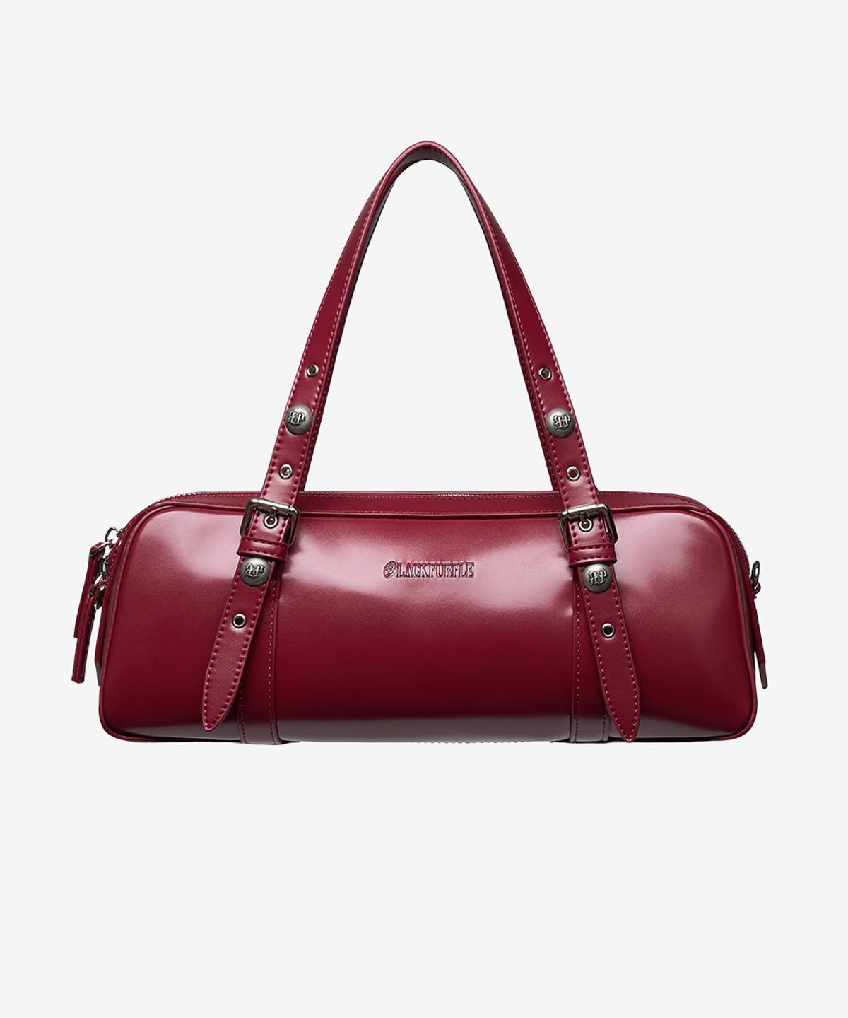 블랙 퍼플(BLACK PURPLE) 하네스 보스턴 백_레드 Harness Boston Bag_Red