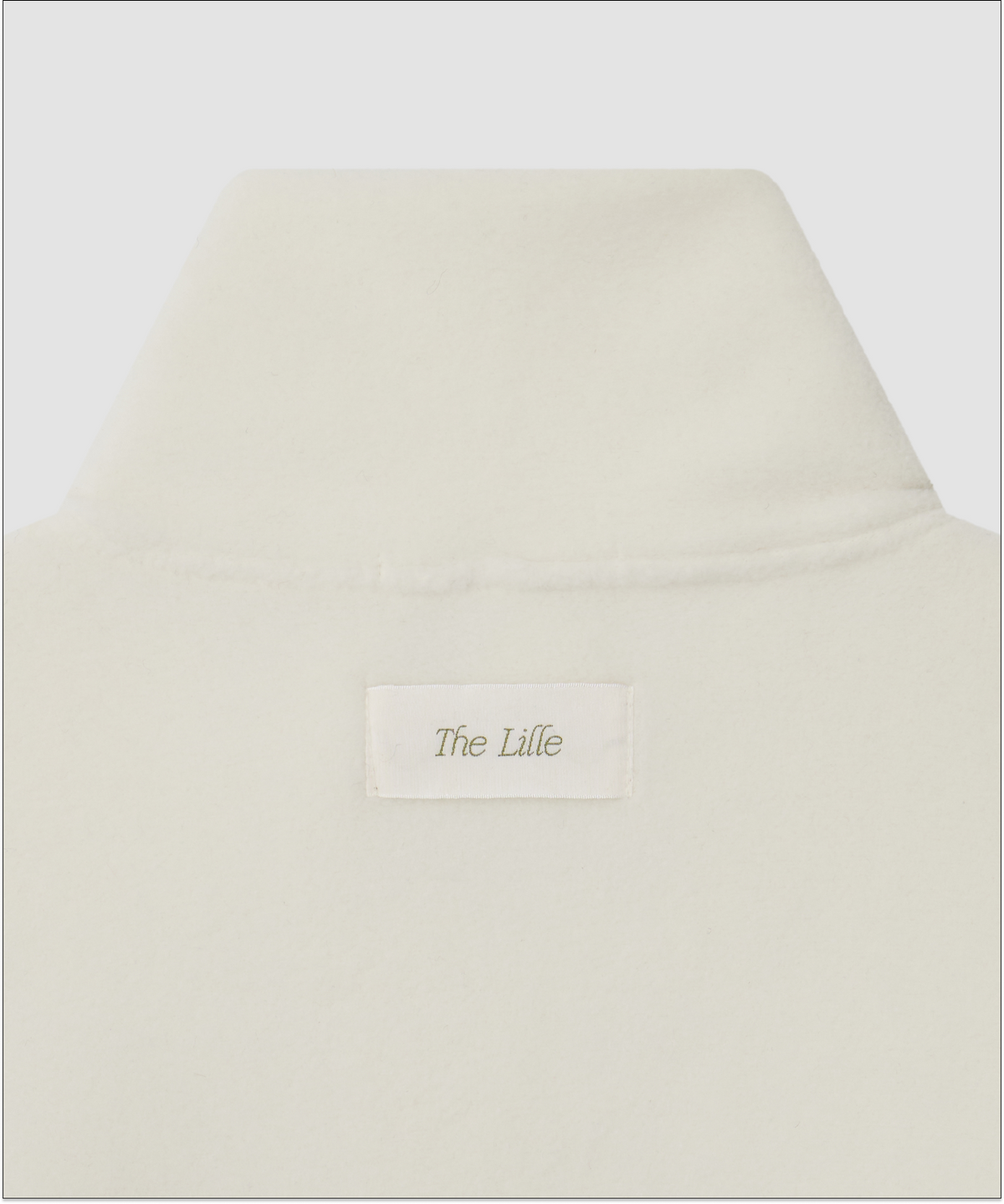 더 릴(THE LILLE) Fleece Half  Zip-up_Ivory