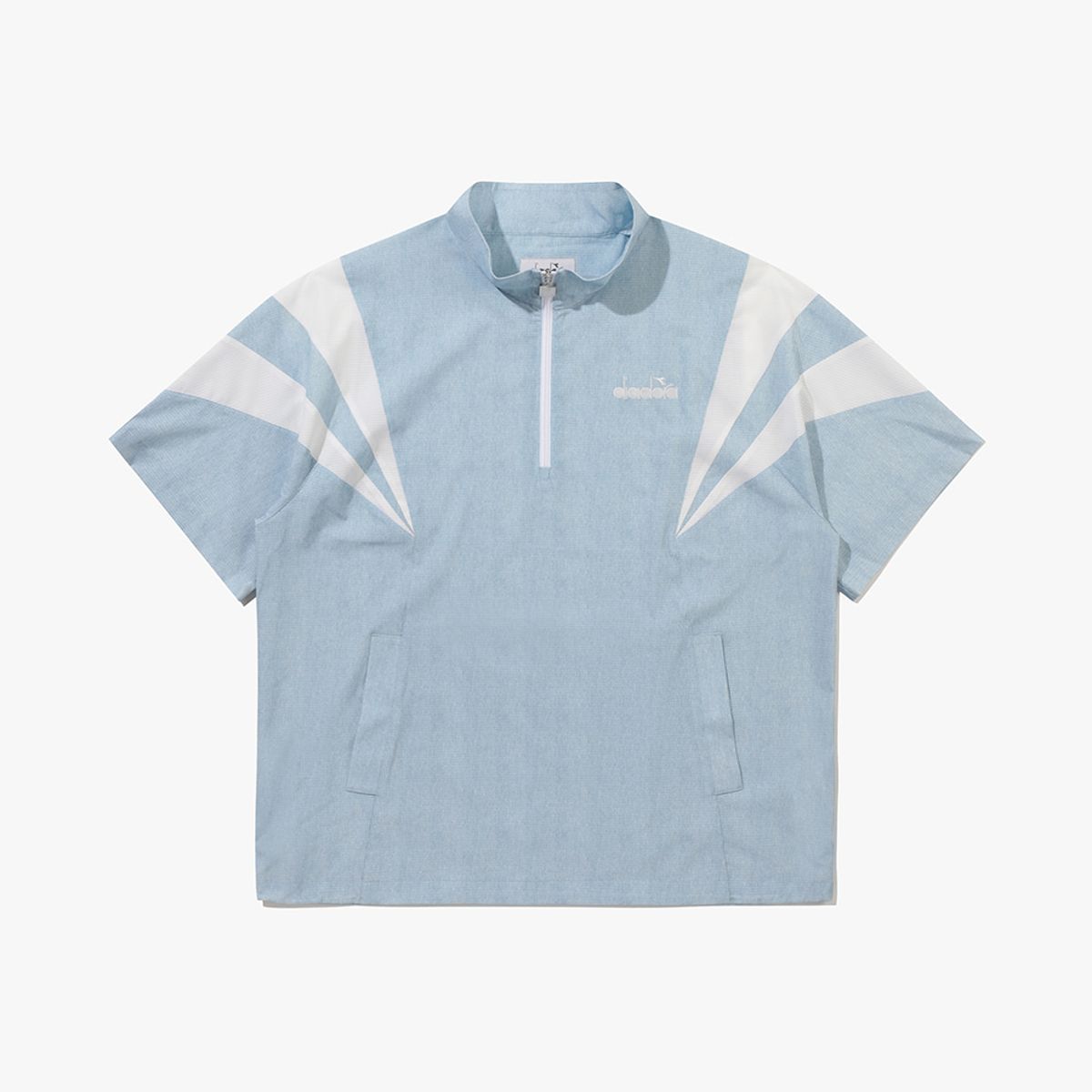 디아도라(diadora) 그랜드슬램 하프 반팔 아노락 DENIM