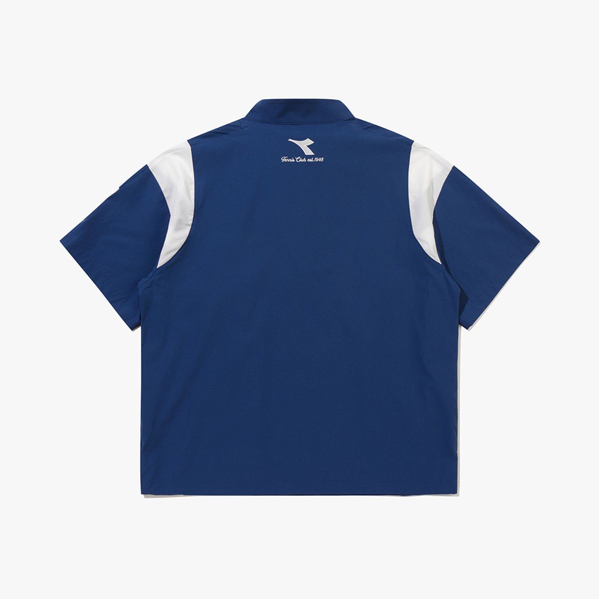 디아도라(diadora) 그랜드슬램 하프 반팔 아노락 BLUE