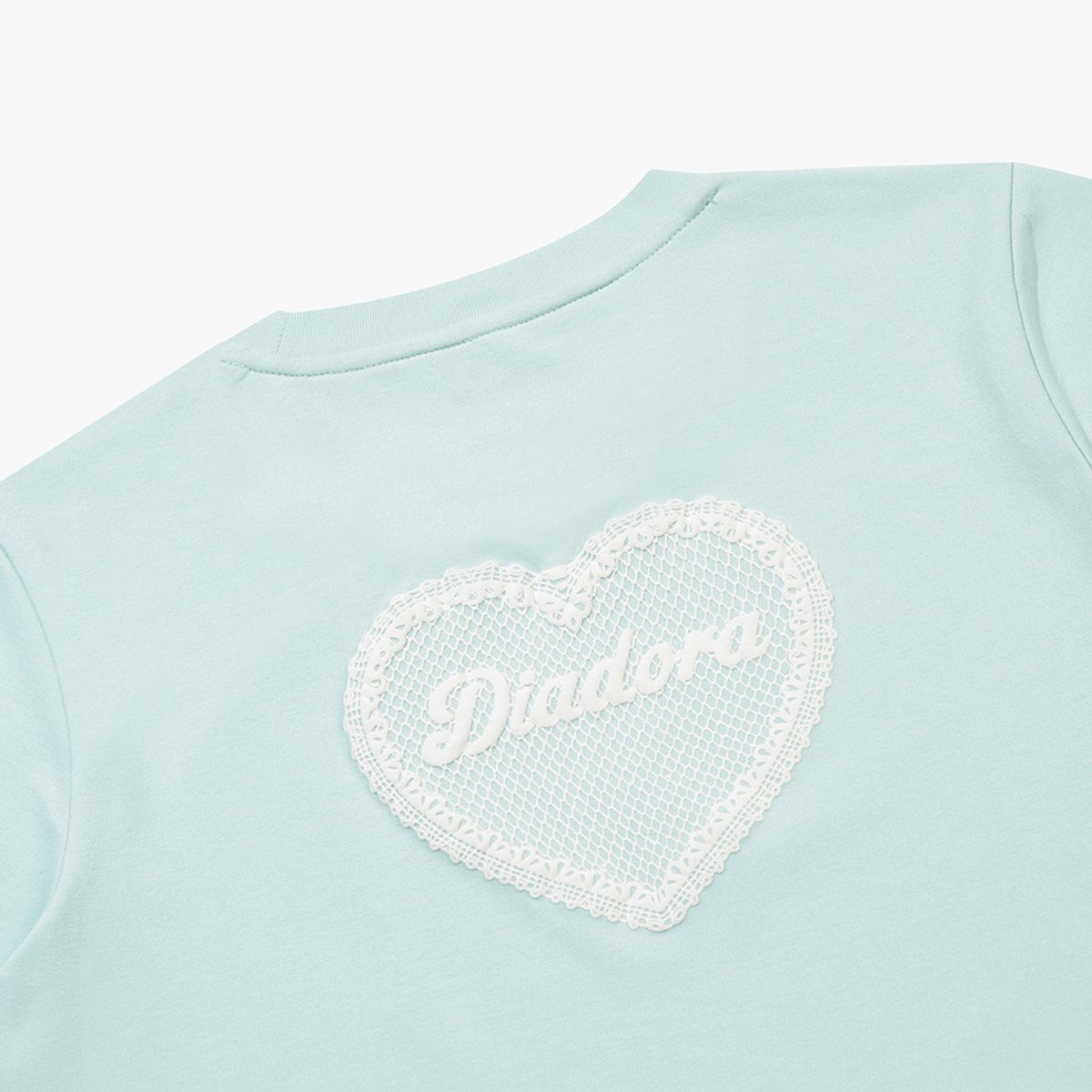디아도라(diadora) 하트 그래픽 반팔 티셔츠 우먼 MINT