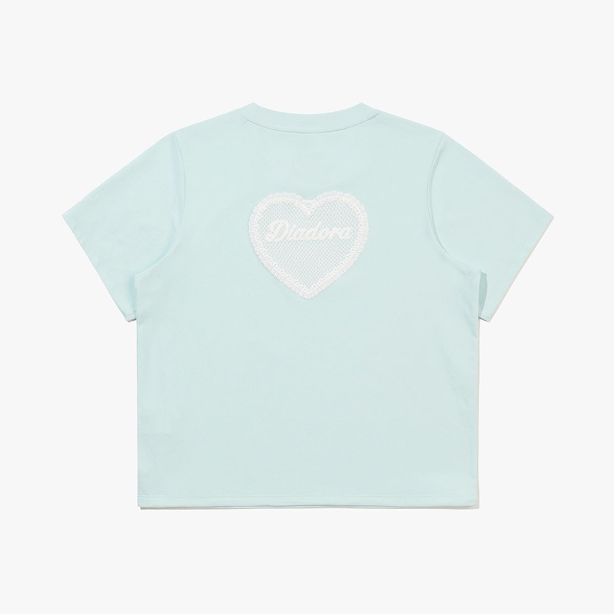 디아도라(diadora) 하트 그래픽 반팔 티셔츠 우먼 MINT