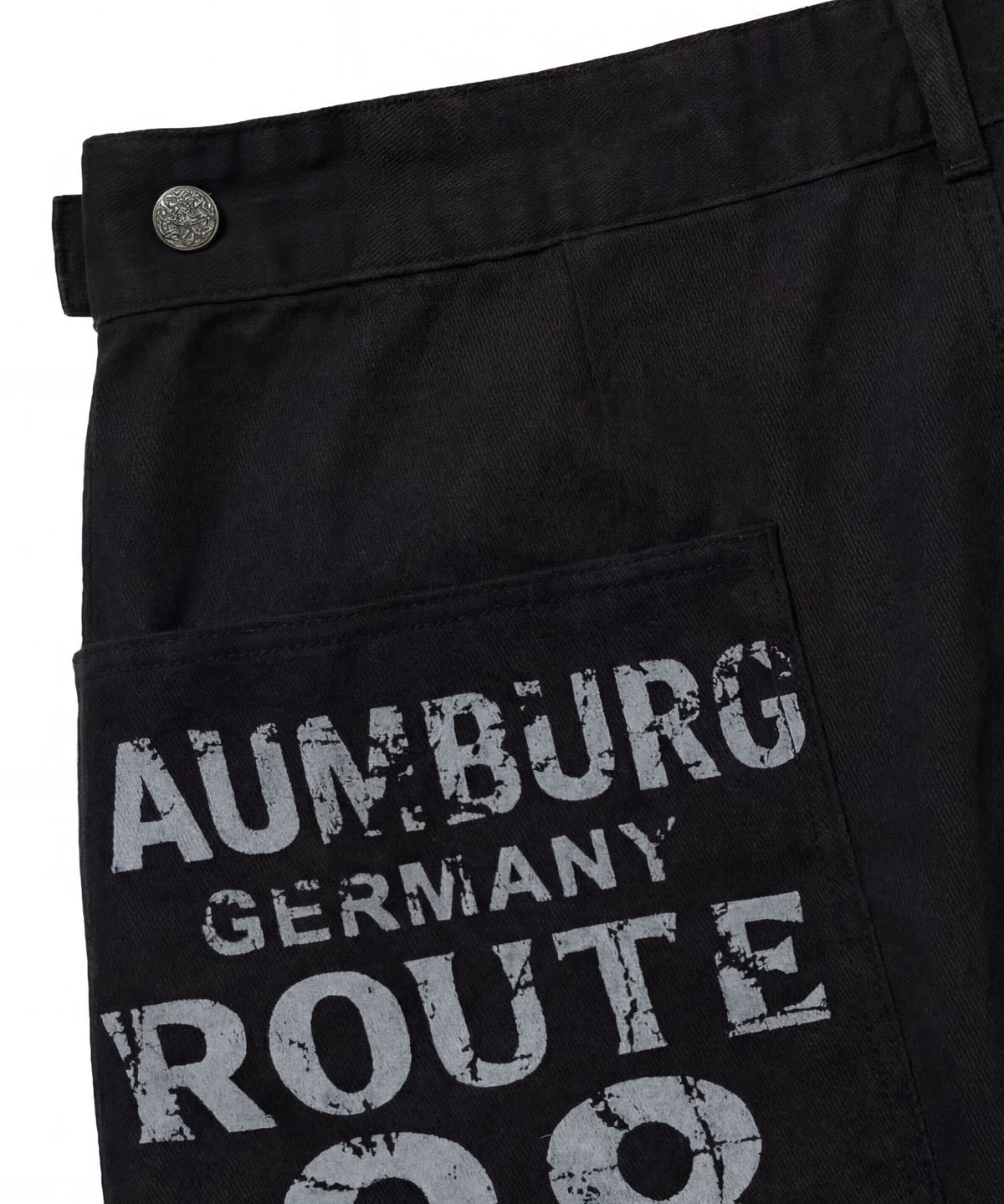 아이돈워너셀(IDWS) Route Print Balloon Pants Black