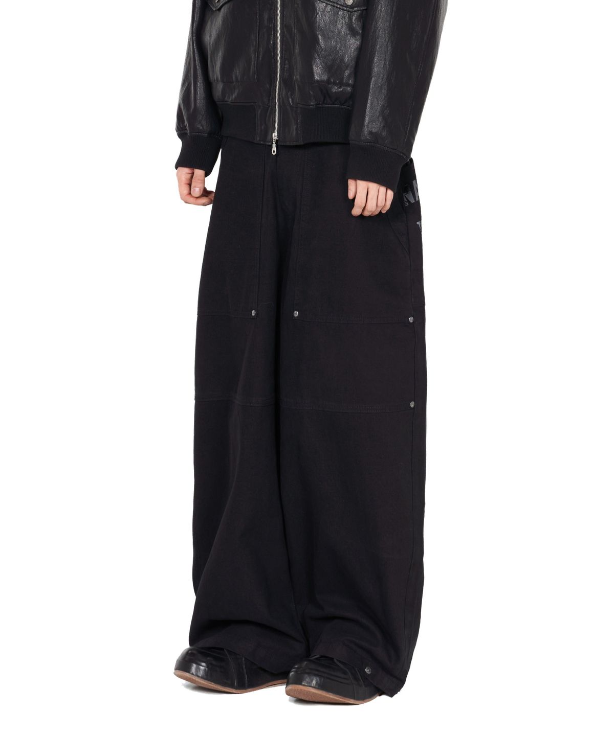 아이돈워너셀(IDWS) Route Print Balloon Pants Black