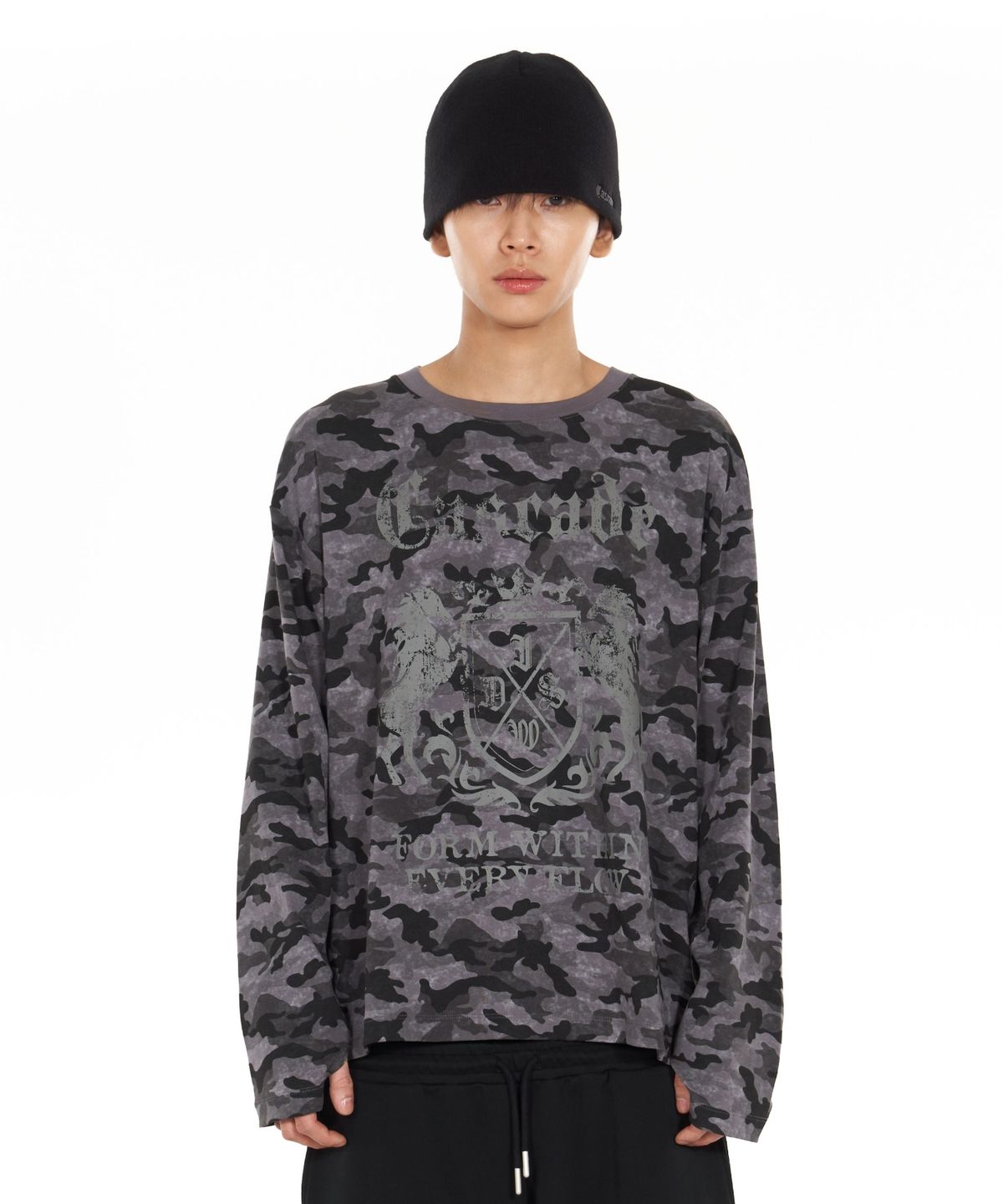 아이돈워너셀(IDWS) Draft Long Sleeve Dark Multi