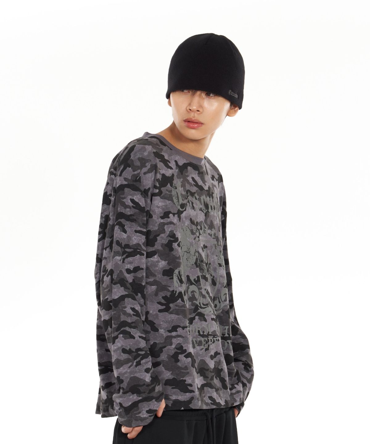 아이돈워너셀(IDWS) Draft Long Sleeve Dark Multi