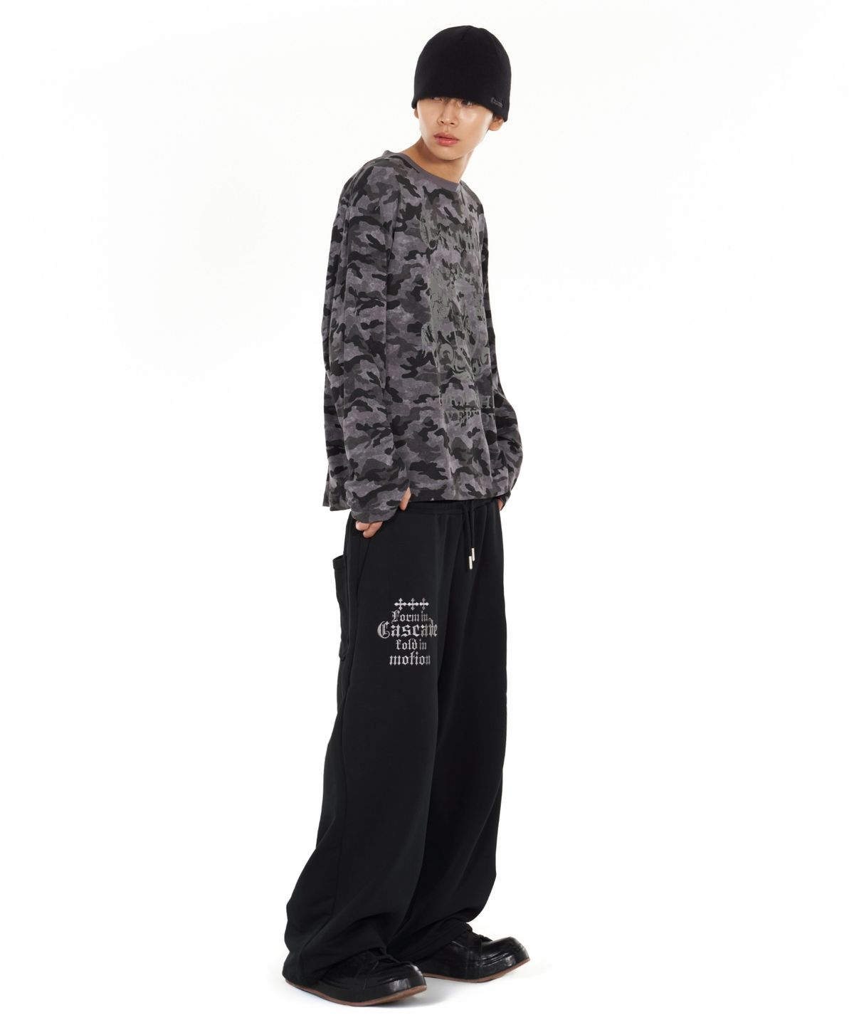 아이돈워너셀(IDWS) Draft Long Sleeve Dark Multi