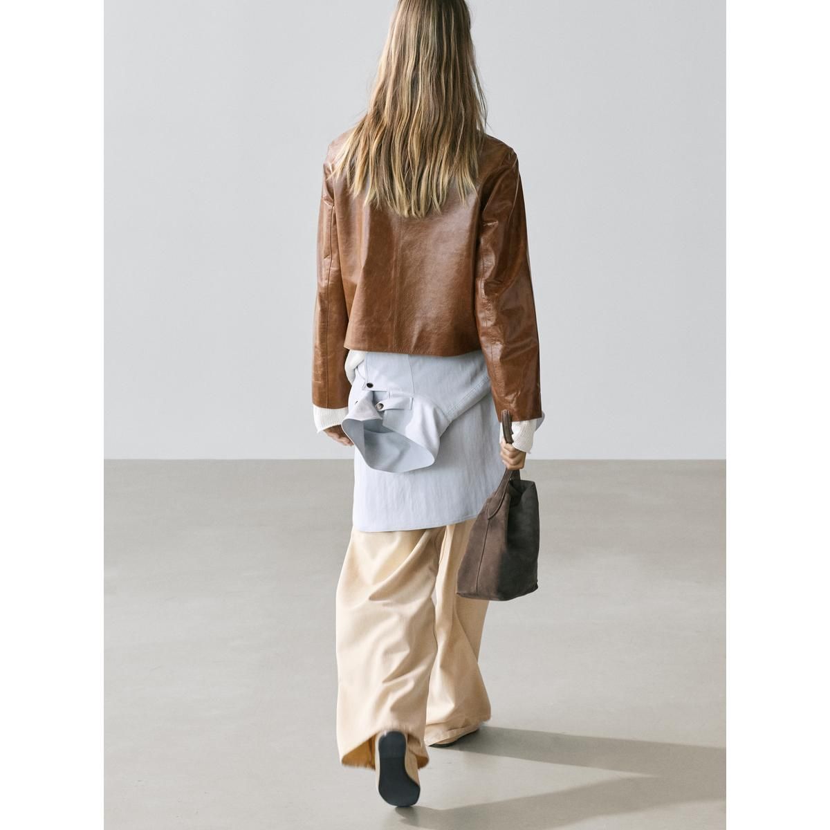 마시모두띠(MASSIMO DUTTI) 나파 레더 재킷