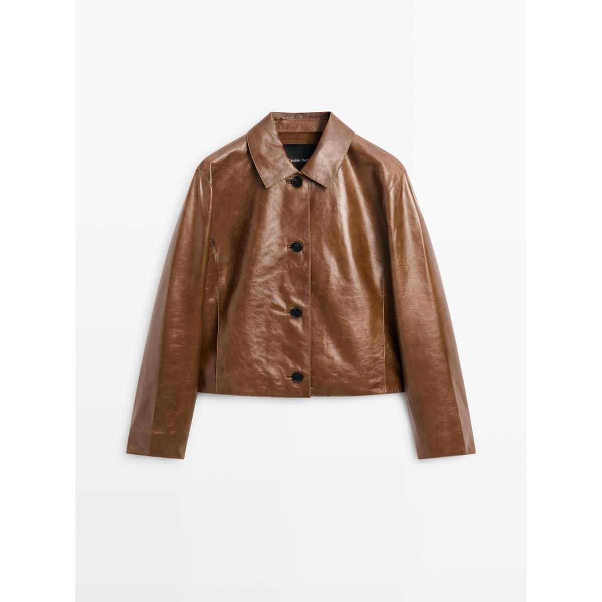 마시모두띠(MASSIMO DUTTI) 나파 레더 재킷