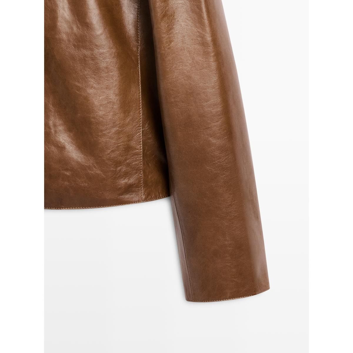 마시모두띠(MASSIMO DUTTI) 나파 레더 재킷