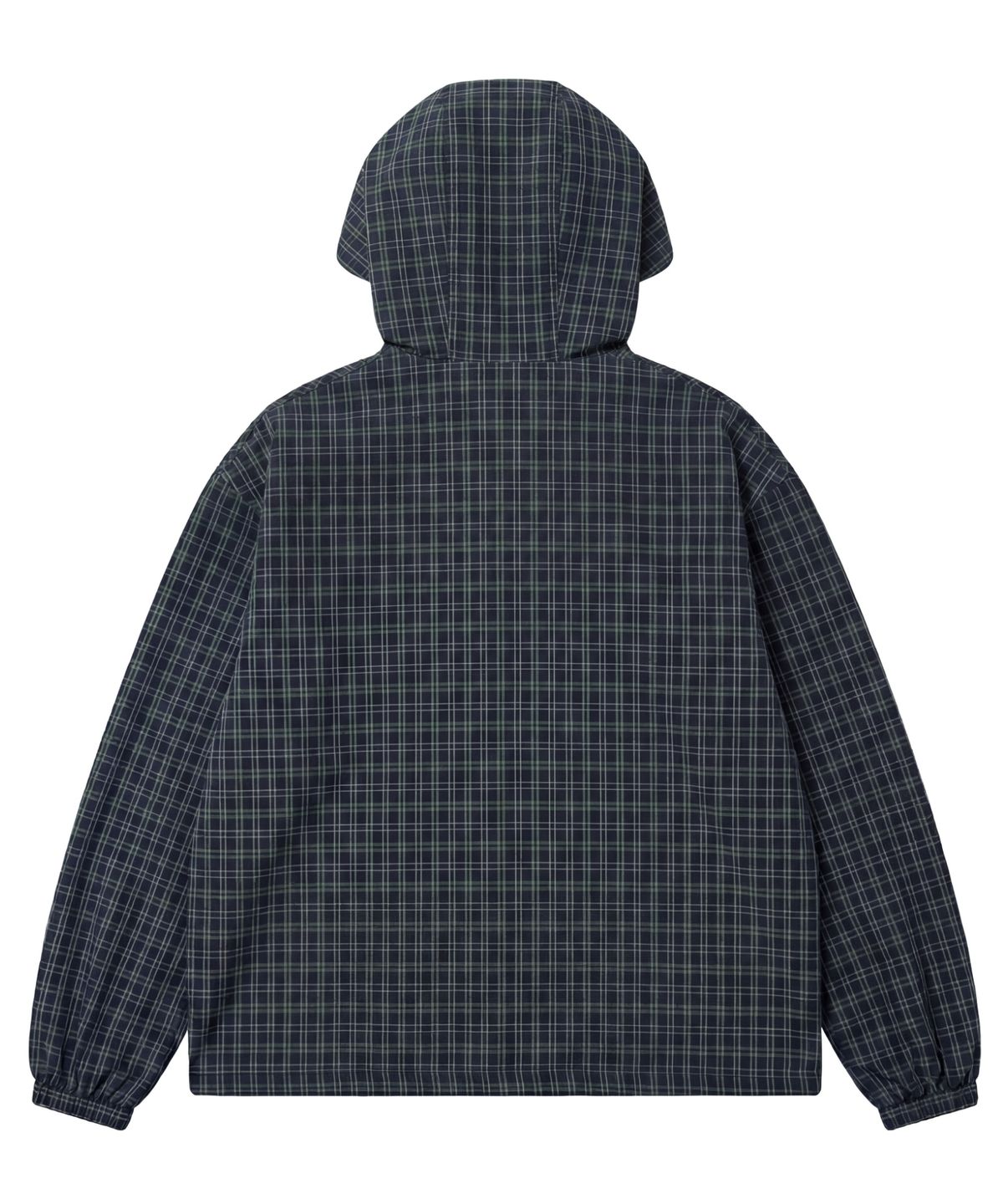 아이돈워너셀(IDWS) Vortex Check Windbreaker Navy