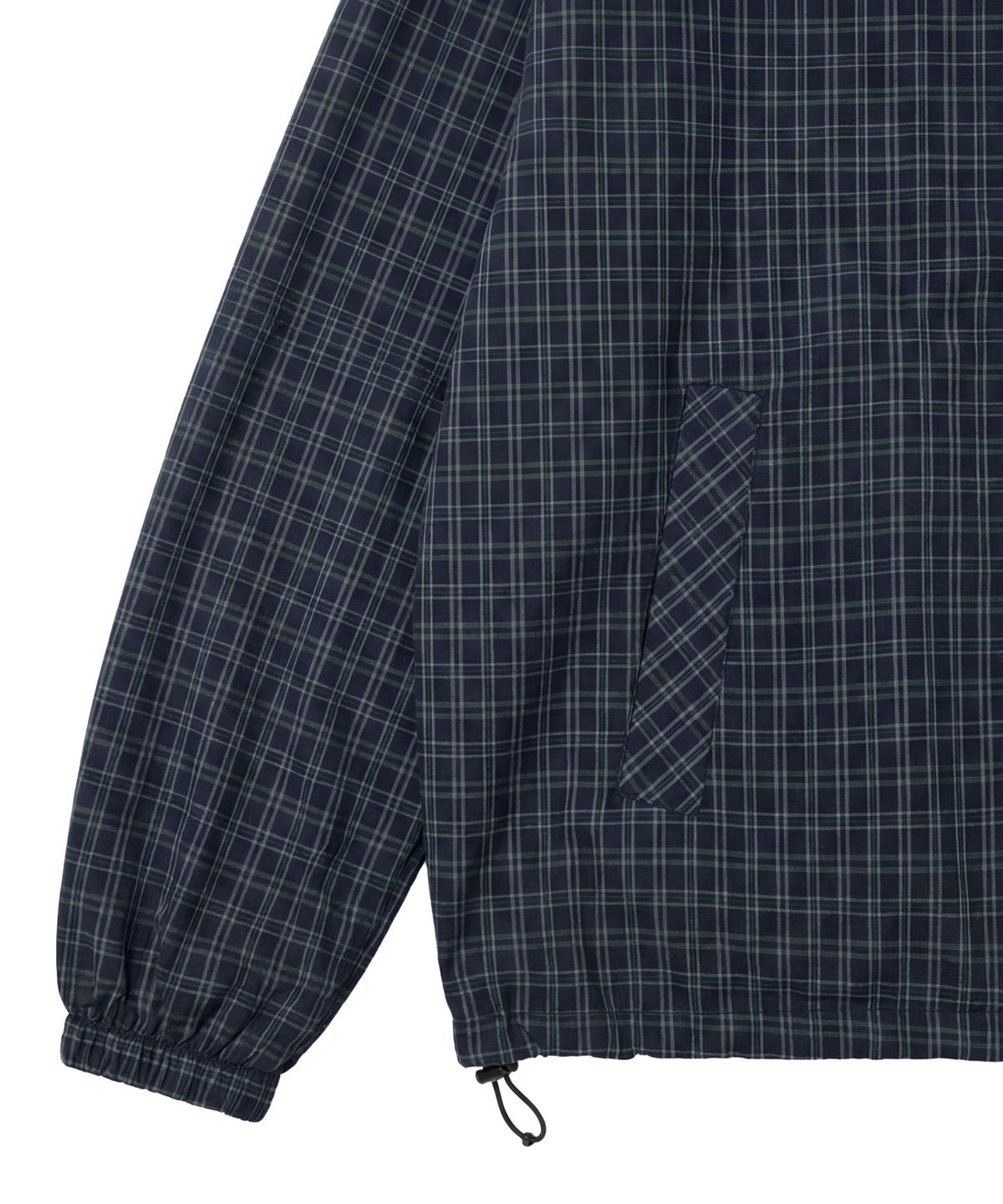 아이돈워너셀(IDWS) Vortex Check Windbreaker Navy