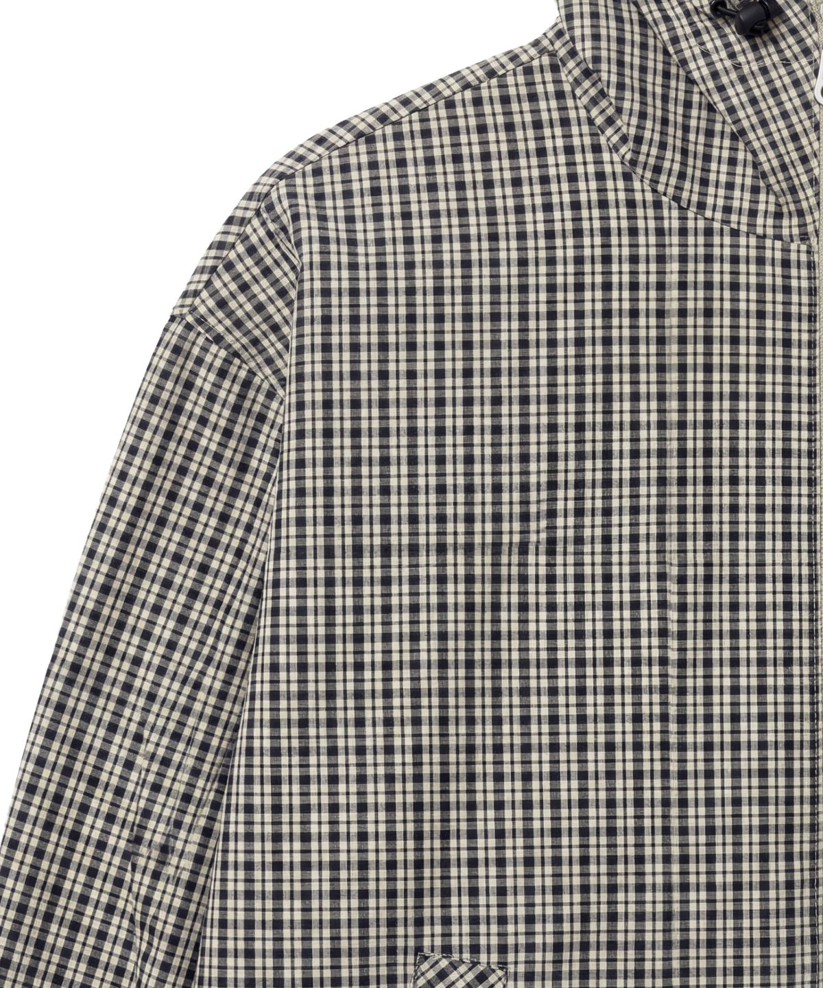 아이돈워너셀(IDWS) Vortex Check Windbreaker Ivory