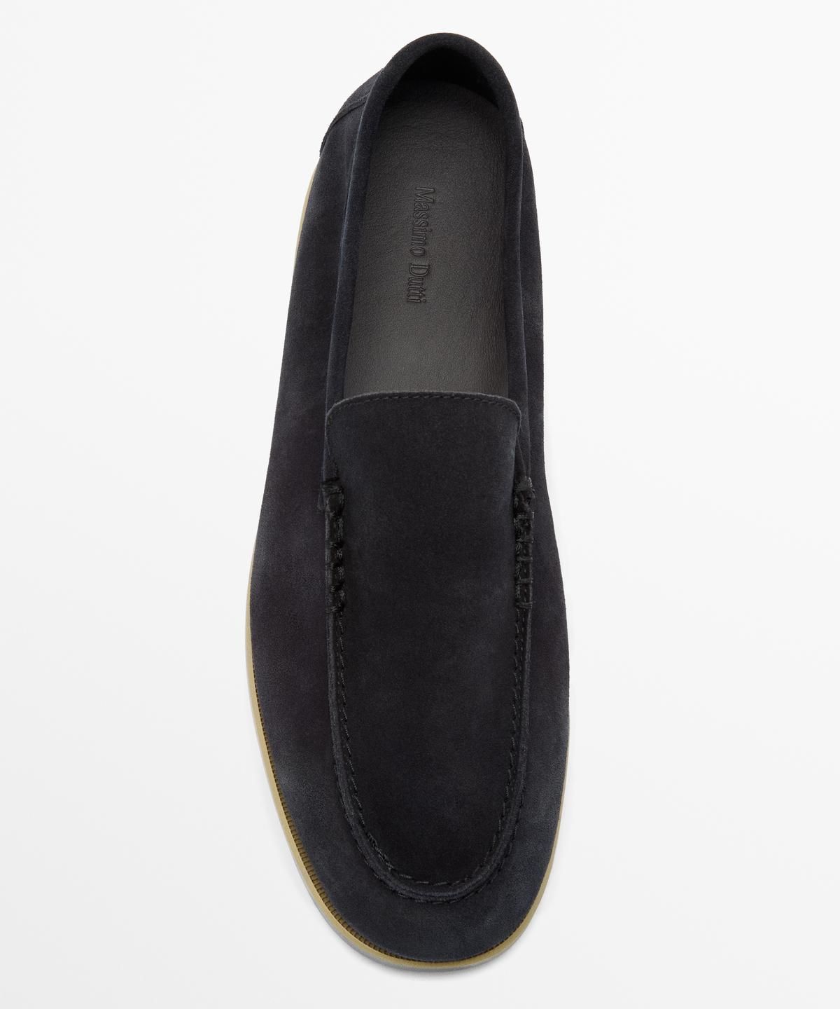 마시모두띠(MASSIMO DUTTI) 소프트 스플리트 스웨이드 레더 로퍼