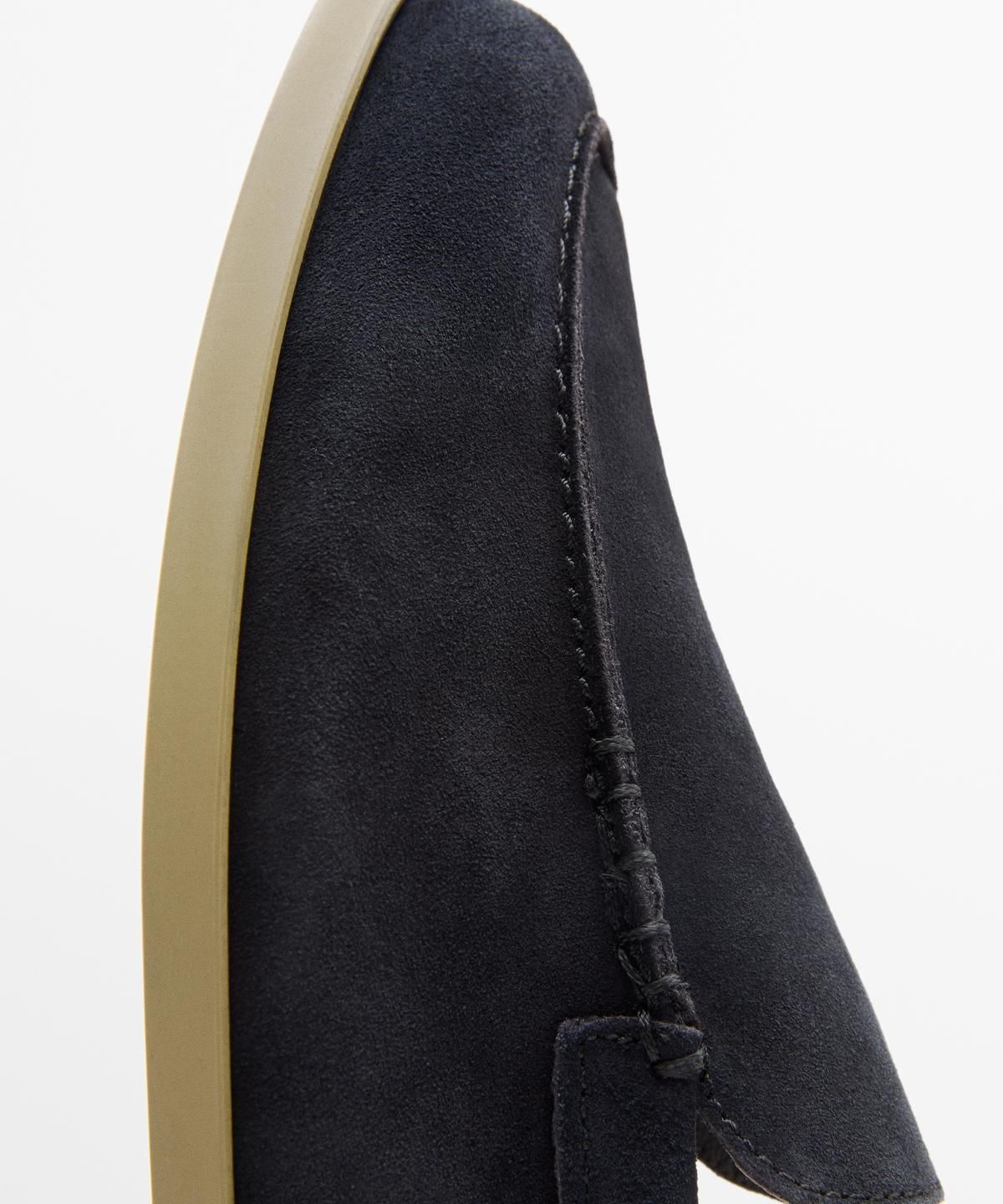 마시모두띠(MASSIMO DUTTI) 소프트 스플리트 스웨이드 레더 로퍼