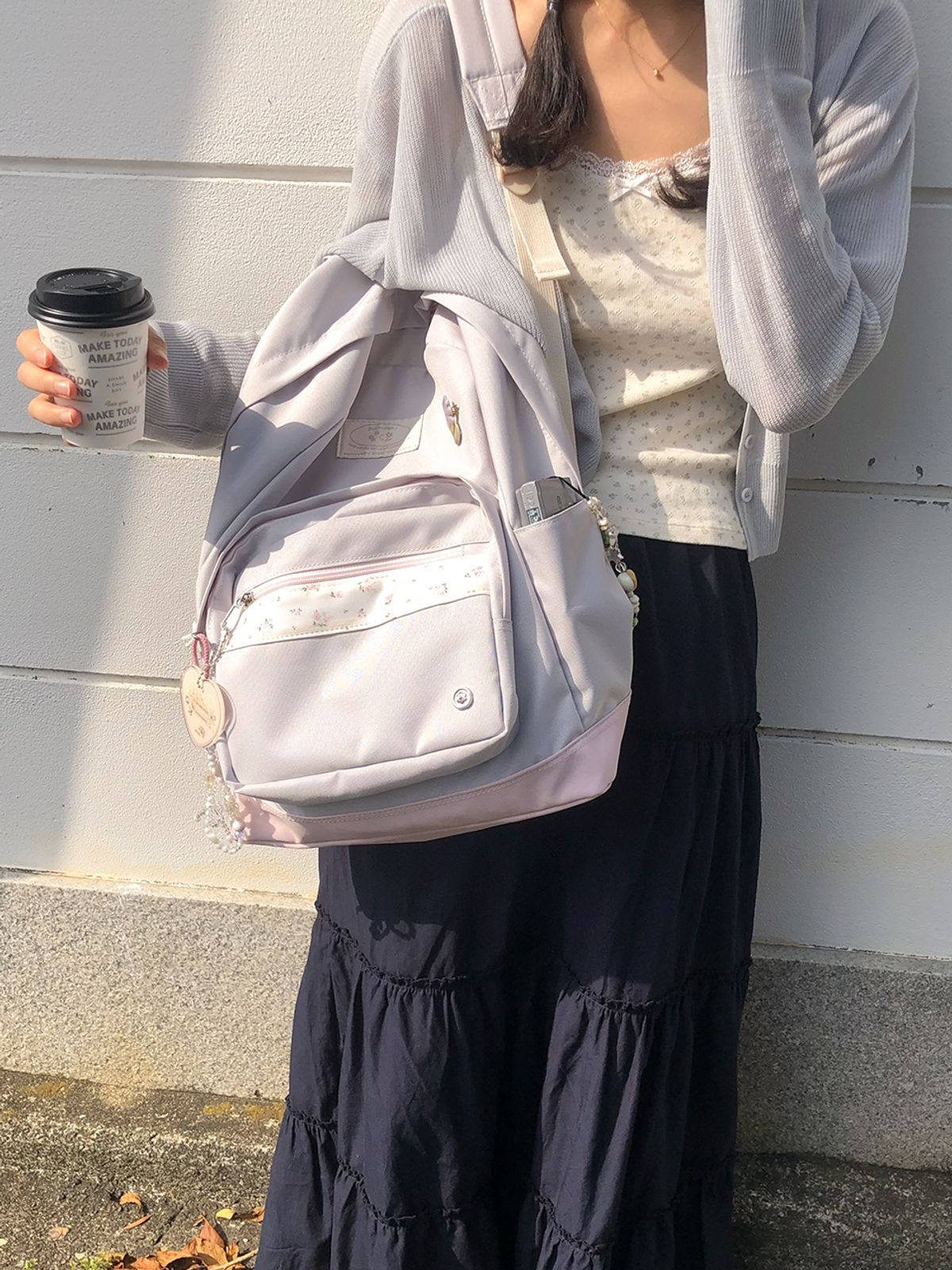 오부니(OVUNI) 본보야지 백팩_페일 그레이