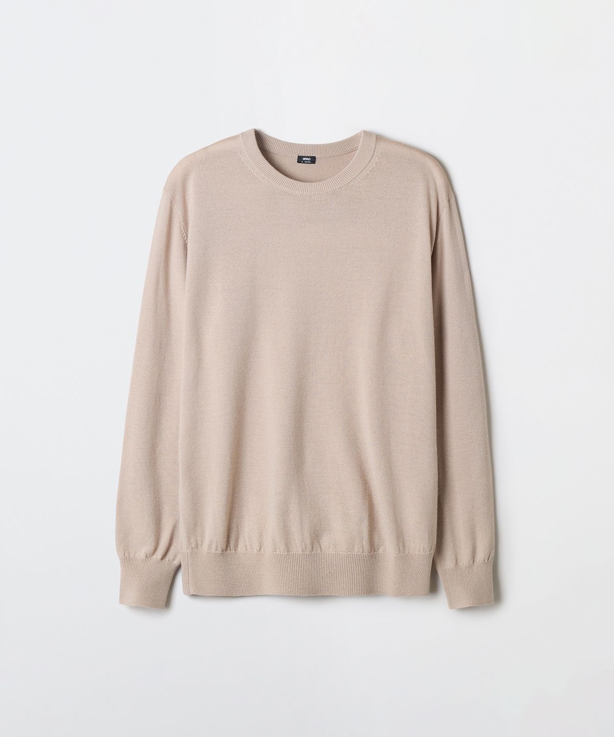 스파오(SPAO) [메리노울100] 라운드넥 긴팔 니트_SPKWG23M21