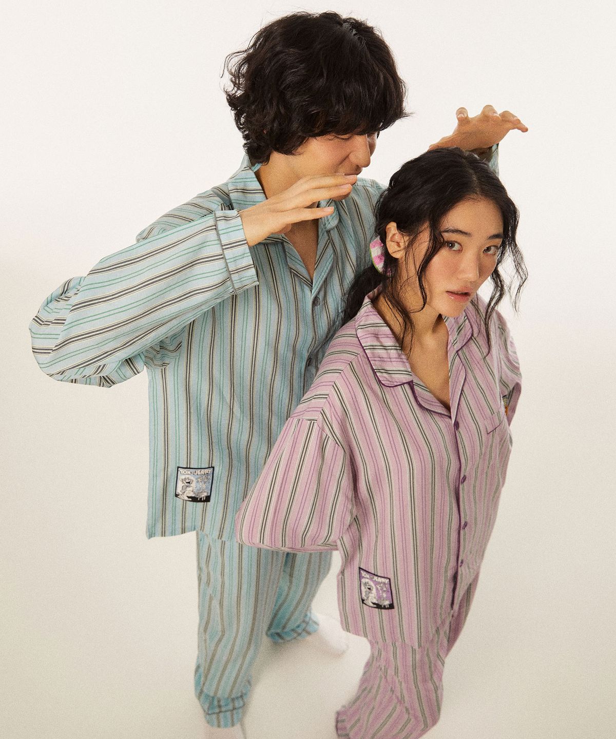 스파오(SPAO) [톰과제리] 긴팔 파자마(GR)_SPPPG23U12