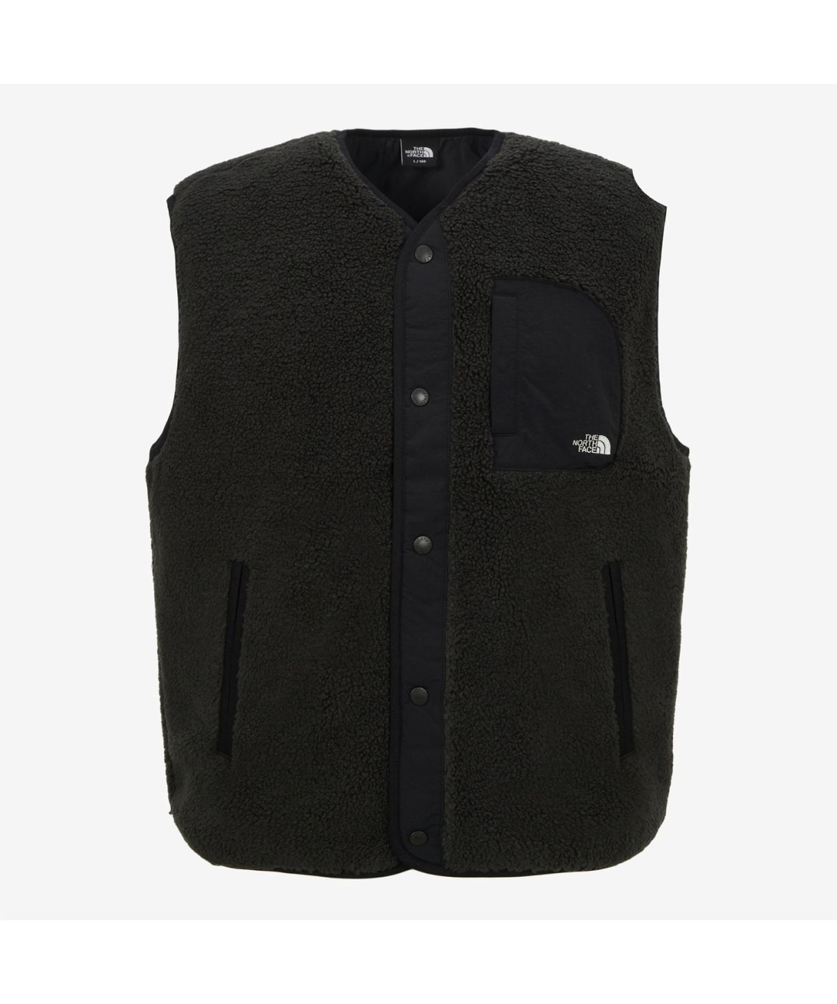 노스페이스(THE NORTH FACE) NV4FR57A 테디 플리스 베스트 CHARCOAL