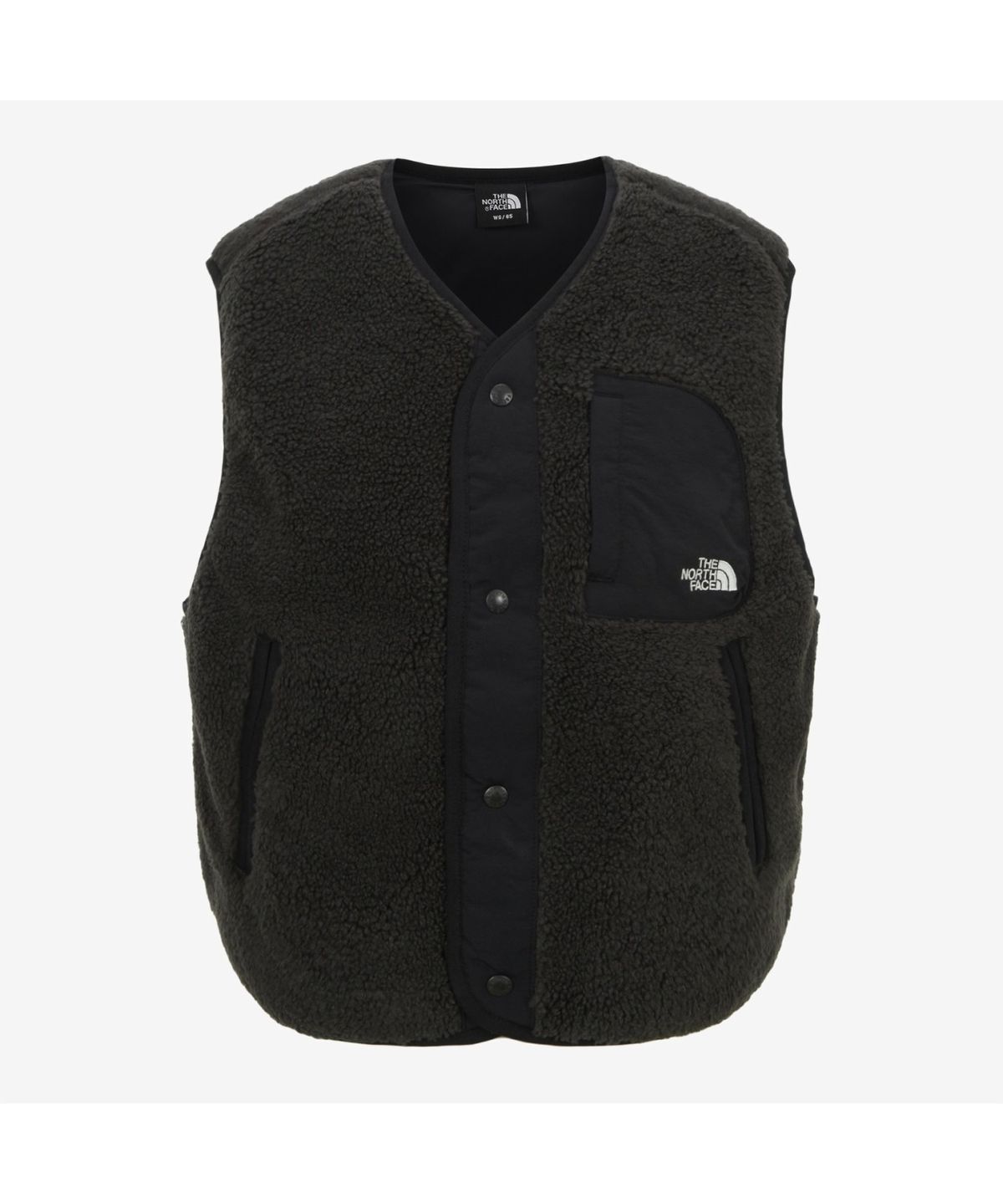 노스페이스(THE NORTH FACE) NV4FR57A 테디 플리스 베스트 CHARCOAL