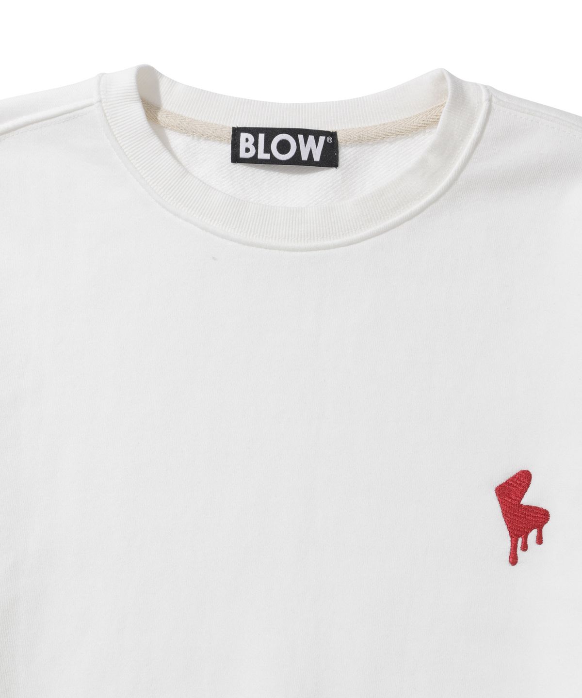 블로우(BLOW) 플로윙 자수 로고 스웻셔츠