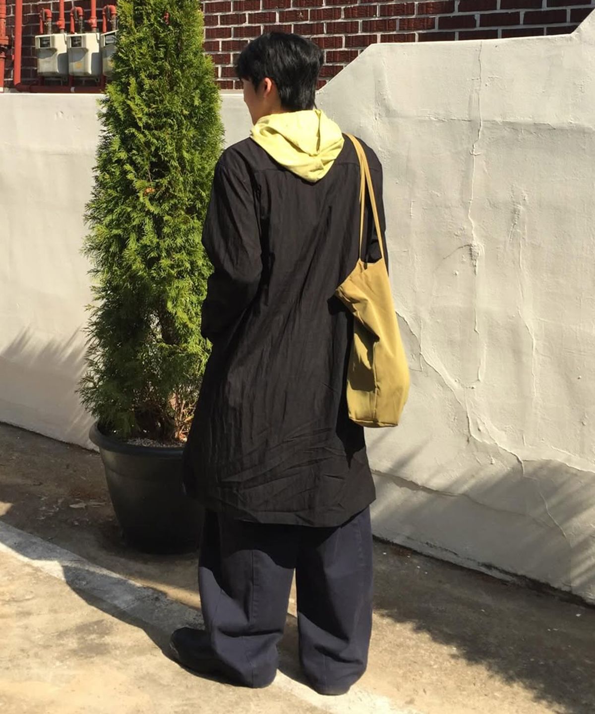 인템포무드(INTEMPOMOOD) 파사드 쉘 맥코트_블랙