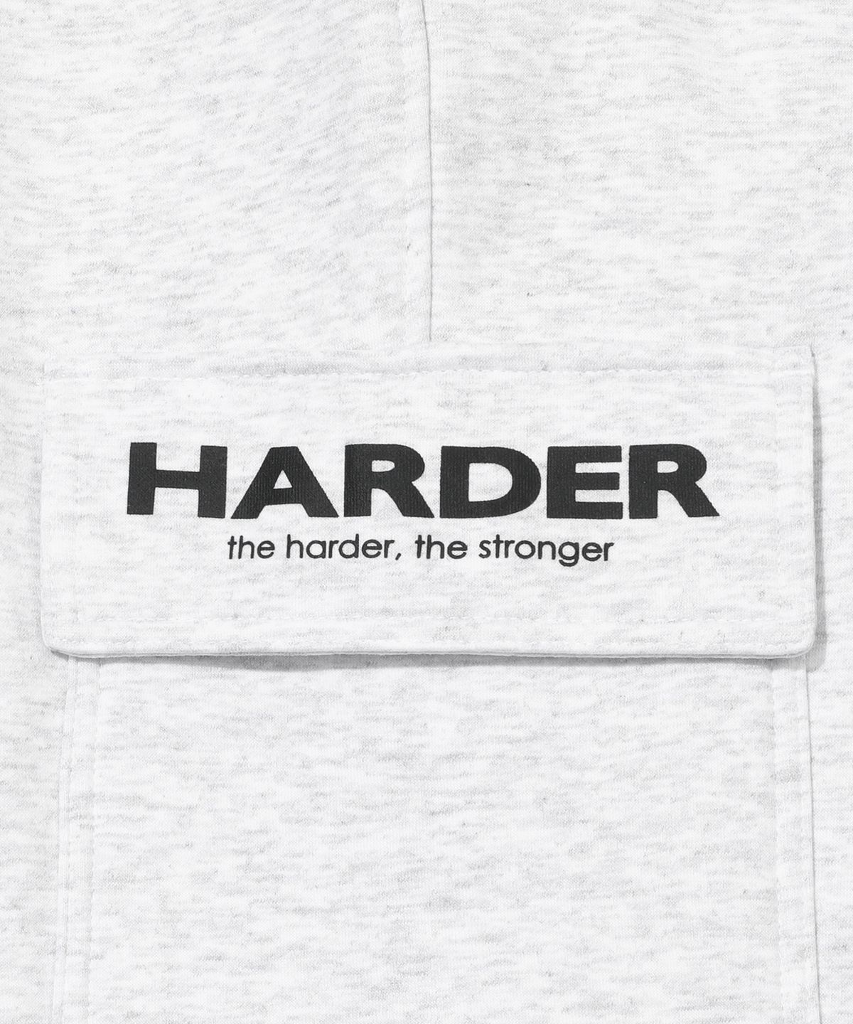 하더(HARDER) 테크 플리스 카고 조거 팬츠(아이스 그레이)