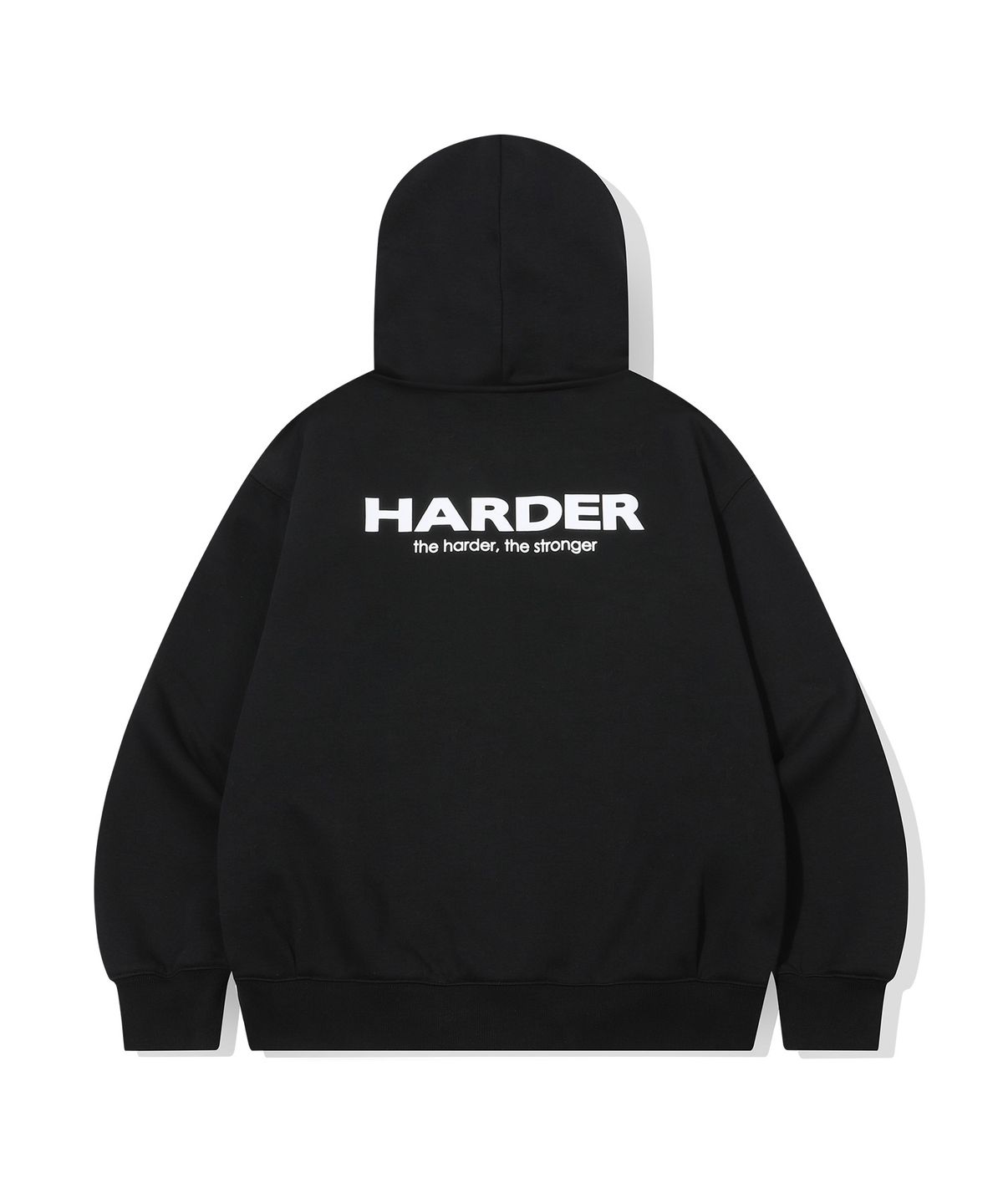 하더(HARDER) 테크 플리스 2WAY 후드 집업(블랙)