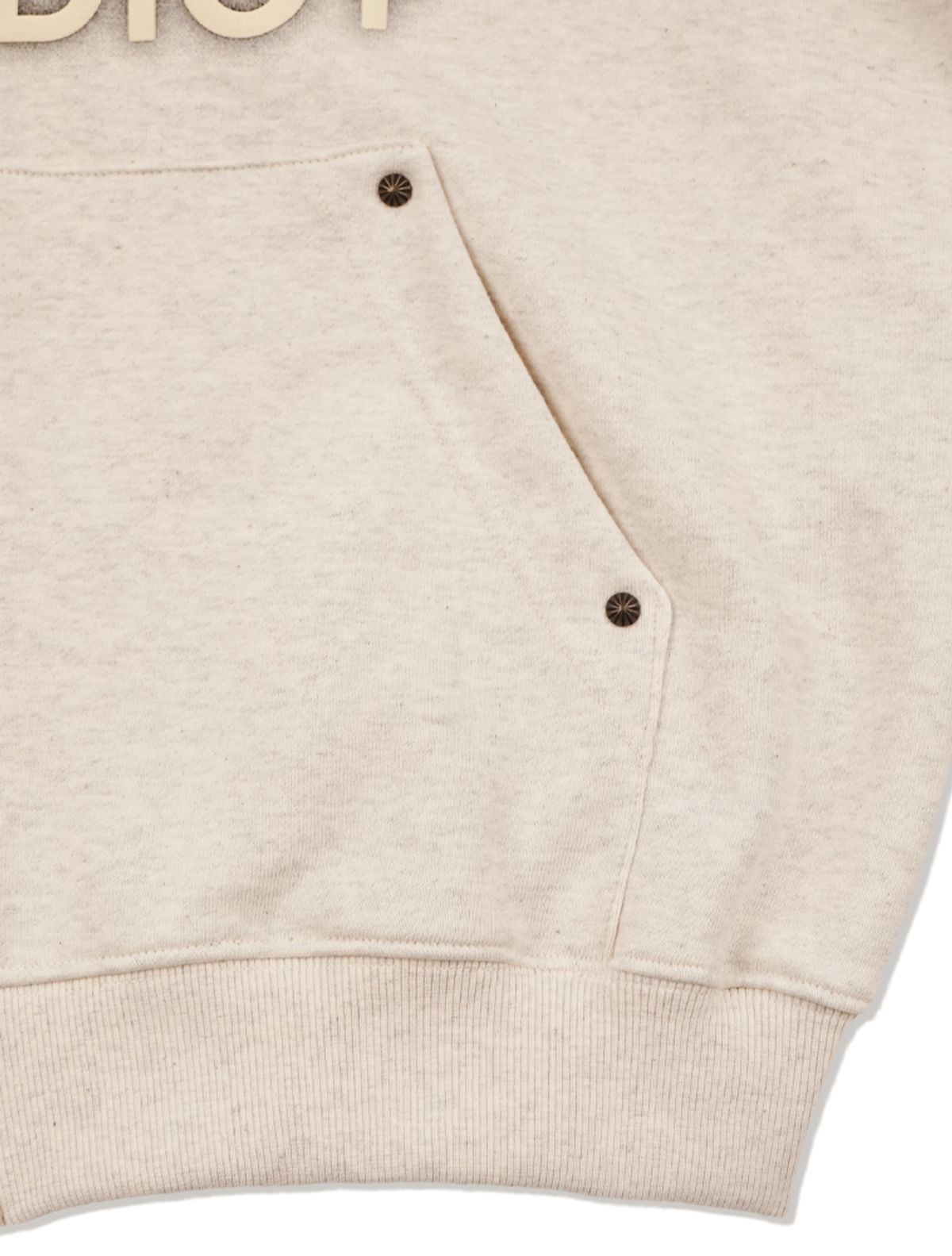 라 메종 스튜디오(LA MAISON STUDIO) LA MAISON ESSENTIAL CROP HOODIE ZIP-UP OATMEAL(FCG1ZP681M)