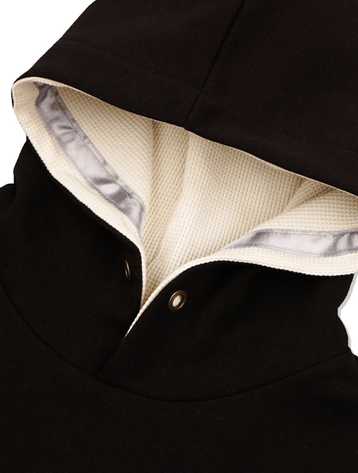라 메종 스튜디오(LA MAISON STUDIO) LA MAISON ESSENTIAL CROP HOODIE BLACK(FCG1TS683M)