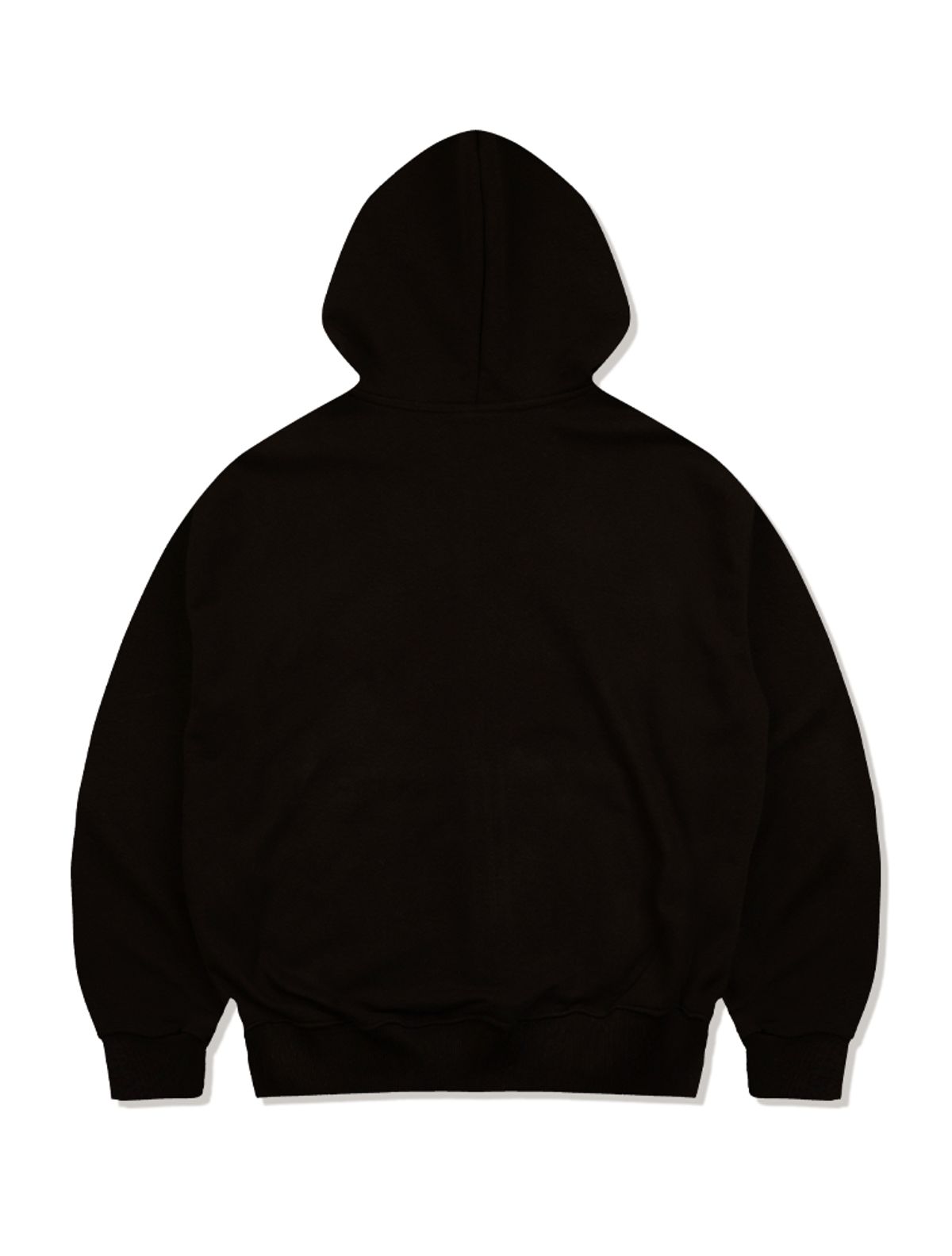 라 메종 스튜디오(LA MAISON STUDIO) LA MAISON ESSENTIAL CROP ARCH LOGO HOODIDIE ZIP-UP BLACK(FCG1ZP684M)