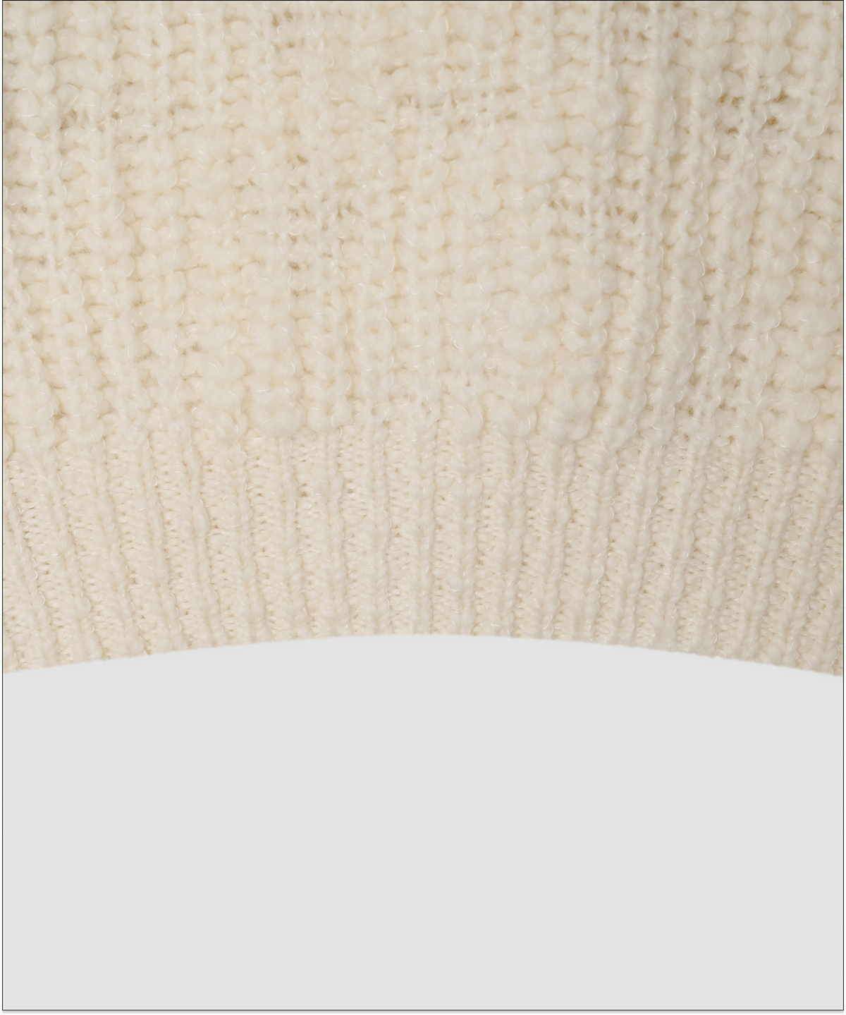 더 릴(THE LILLE) Popcorn Round Knit_Ivory