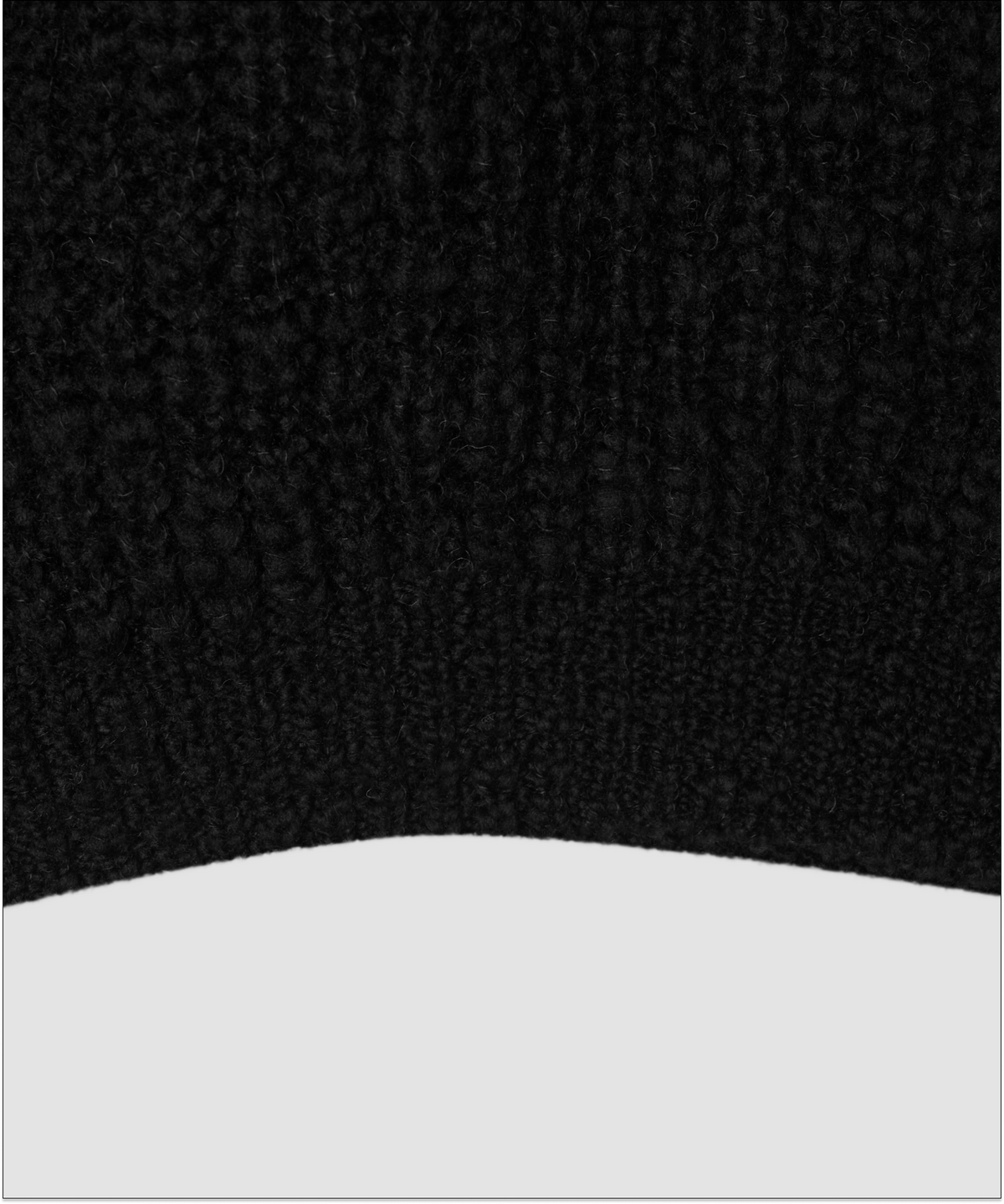 더 릴(THE LILLE) Popcorn Round Knit_Black