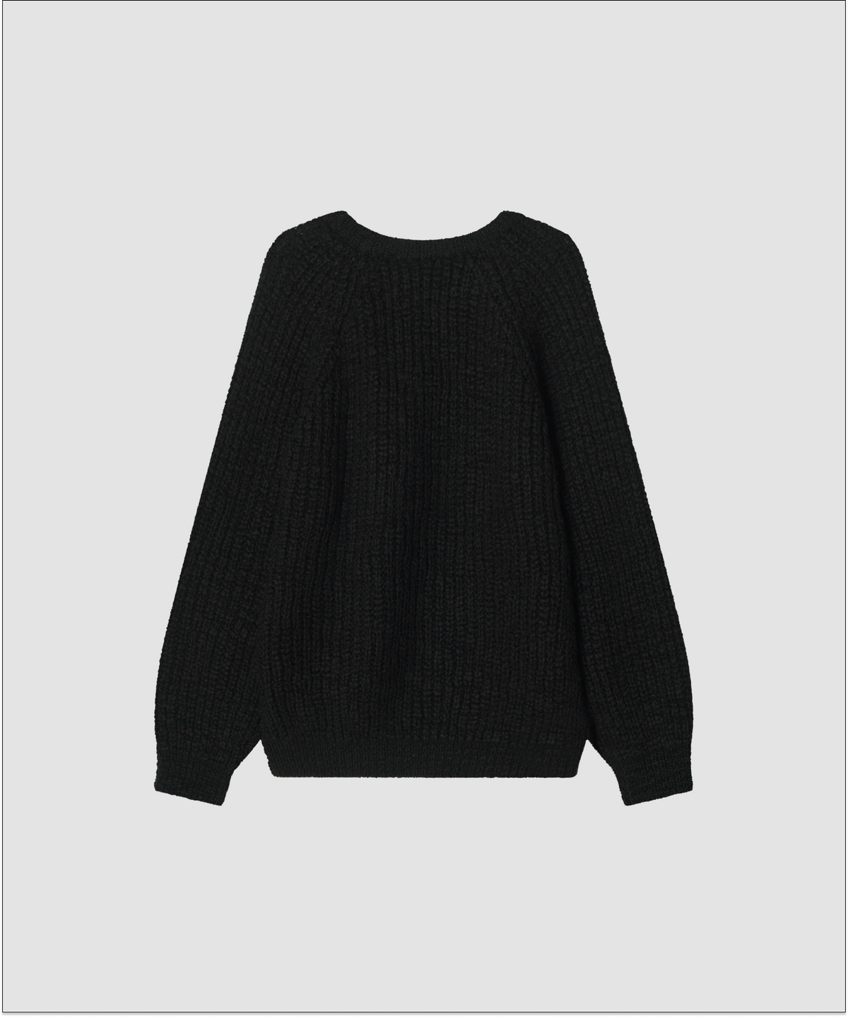 더 릴(THE LILLE) Popcorn Round Knit_Black