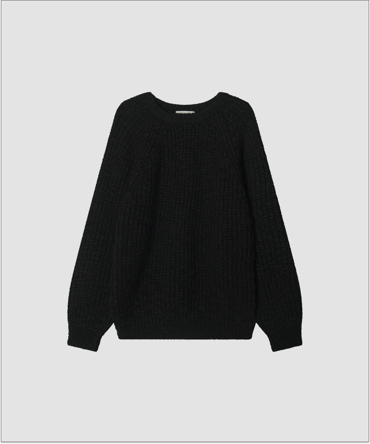 더 릴(THE LILLE) Popcorn Round Knit_Black