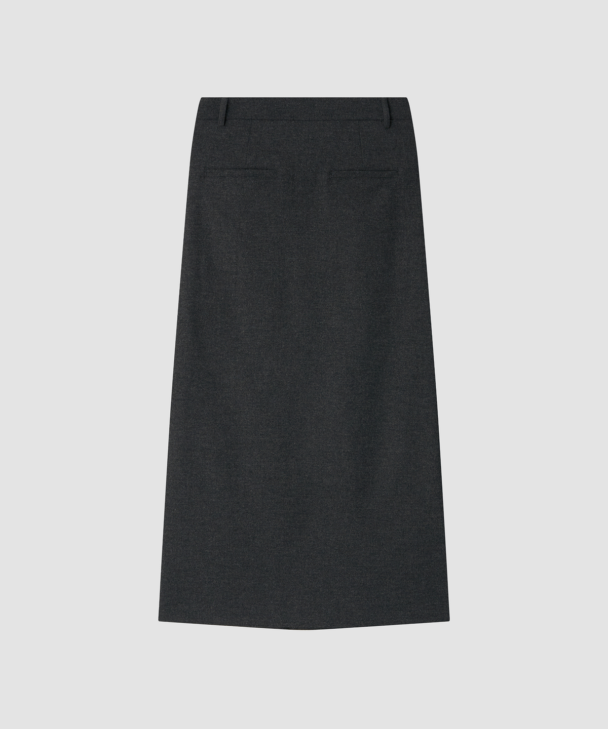 더 릴(THE LILLE) Ever Pleats Wool Skirt_Gray