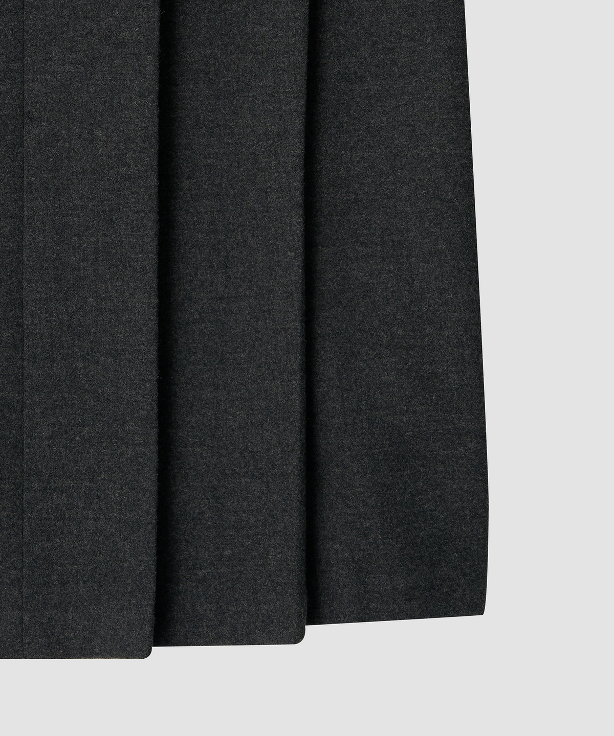 더 릴(THE LILLE) Ever Pleats Wool Skirt_Gray