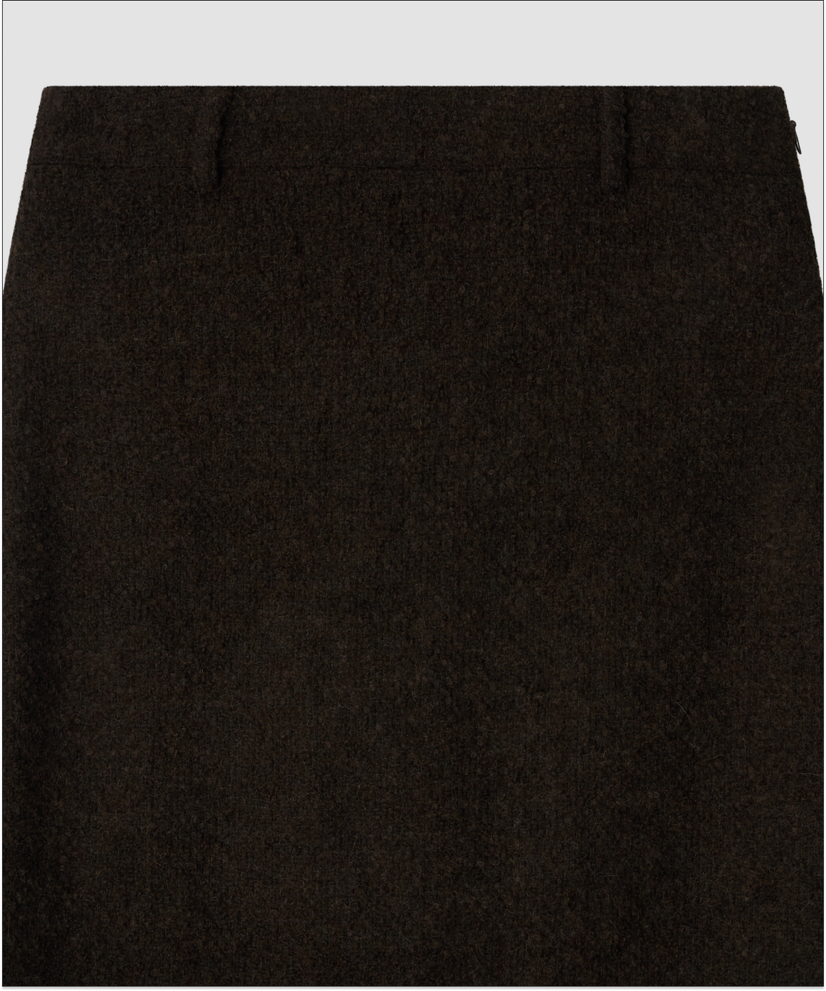 더 릴(THE LILLE) Frost Wool Long Skirt_Brown