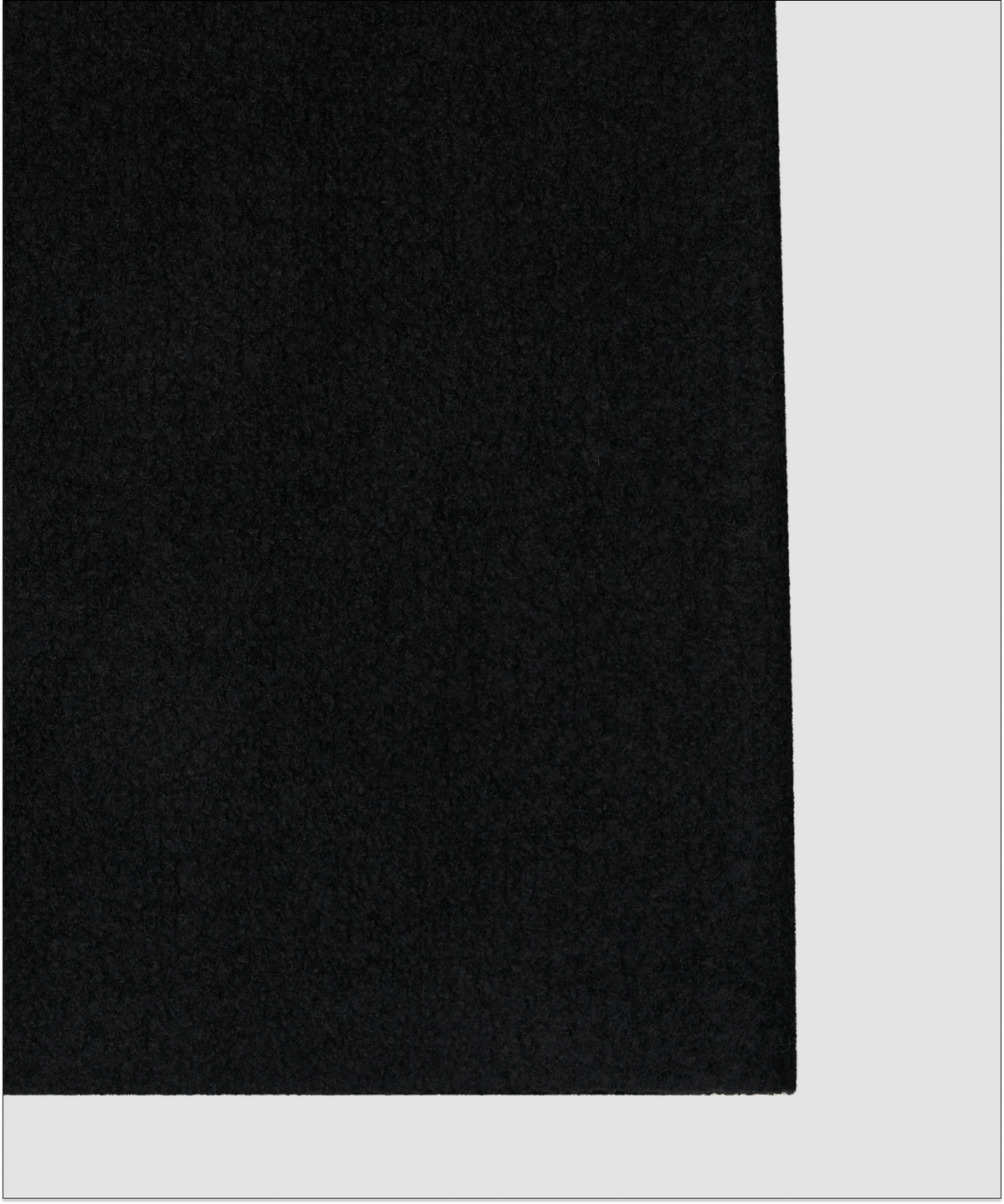 더 릴(THE LILLE) Frost Wool Long Skirt_Black