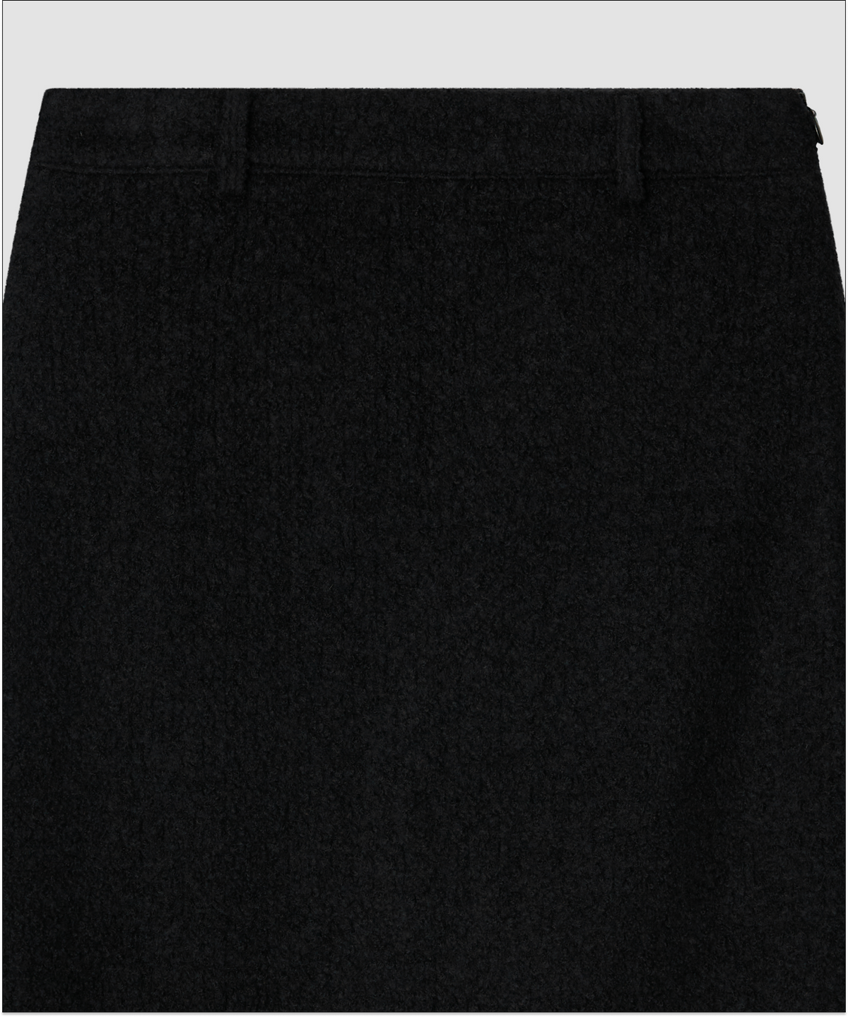 더 릴(THE LILLE) Frost Wool Long Skirt_Black