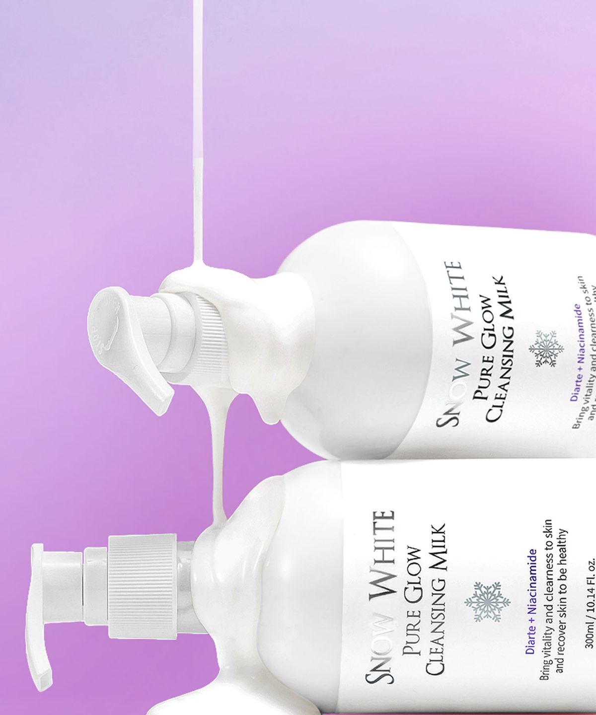 뷰티레시피(BEAUTY RECIPE) 스노우화이트 퓨어 글로우 클렌징밀크 300ml