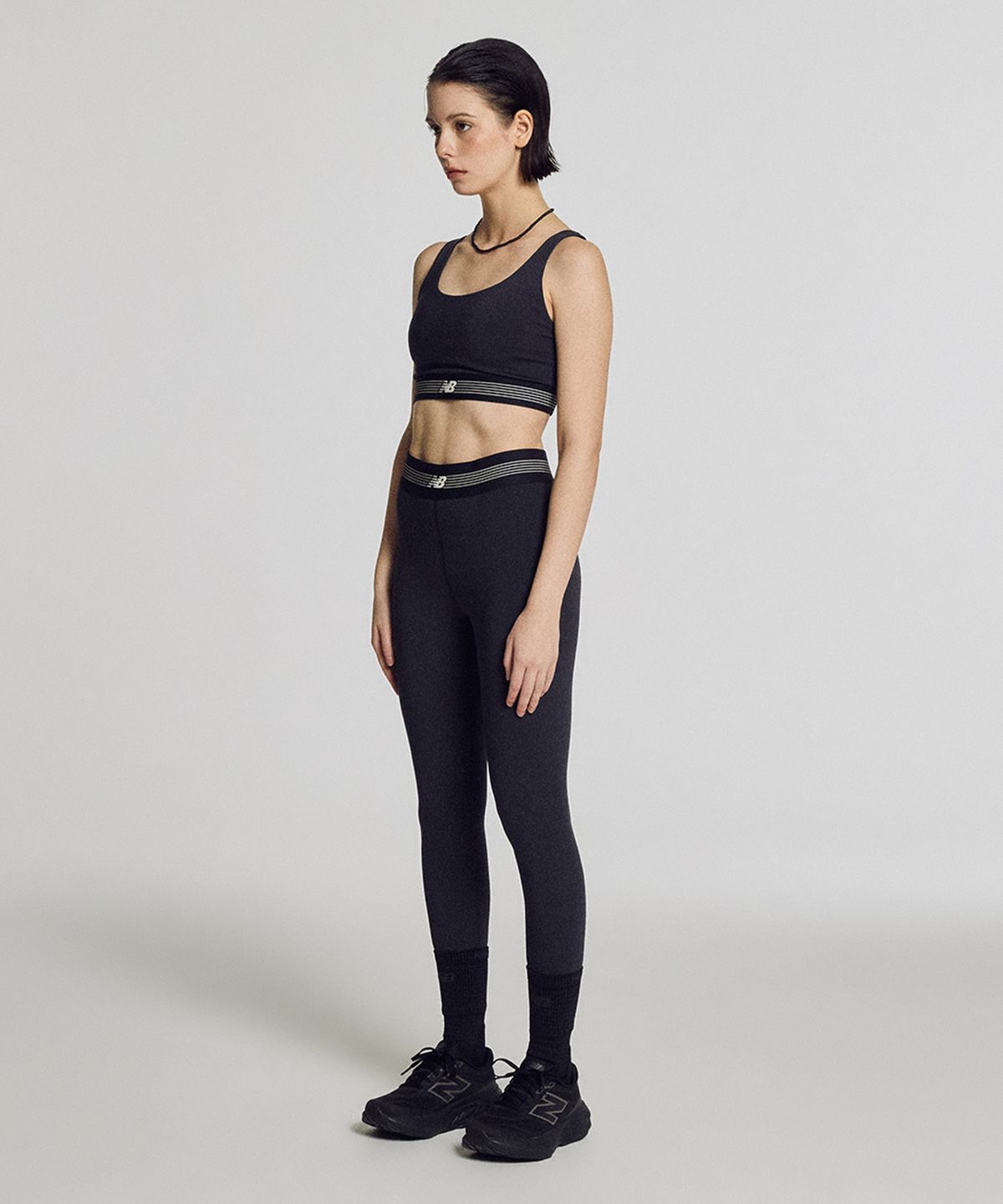 뉴발란스(NEW BALANCE) NBNSG2V422 / WOMEN AC 25인치 레깅스 (BLACK)